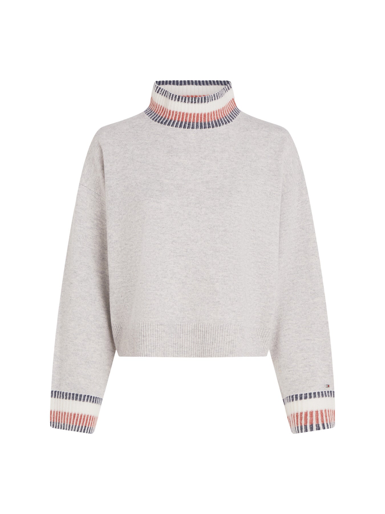 Mock Turtleneck Jumper with Cashmere