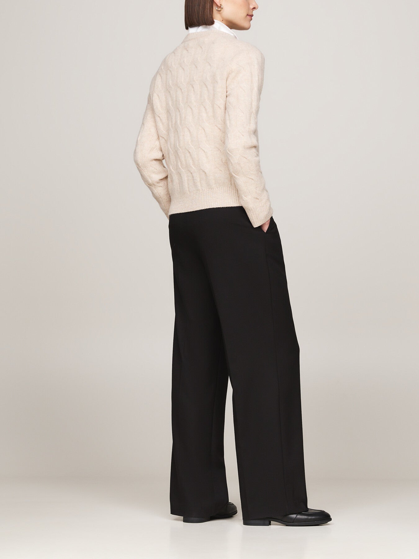 Pure Wool Cable Knit Jumper