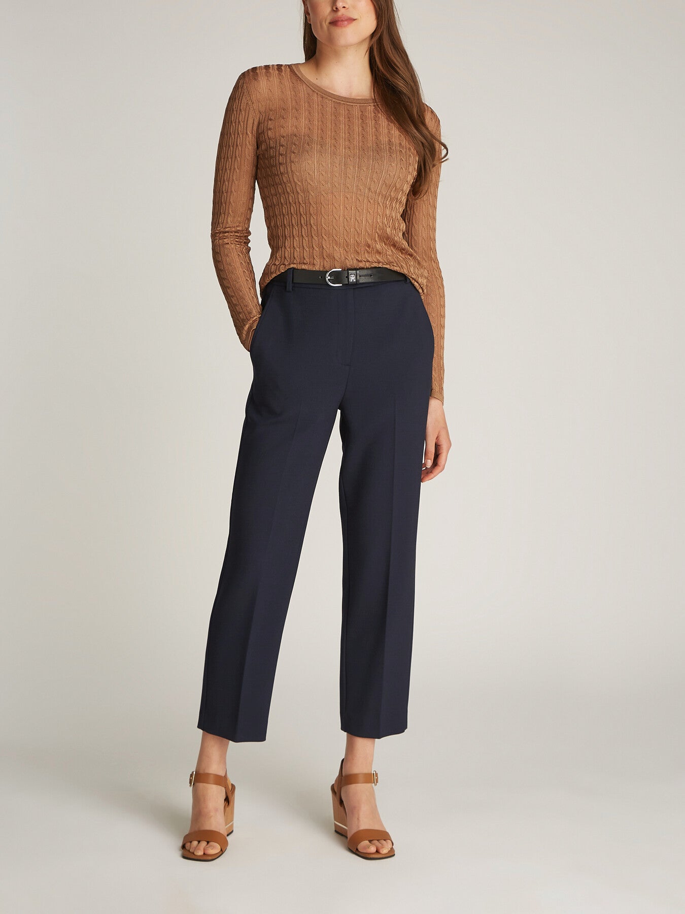 Slim Straight Trousers
