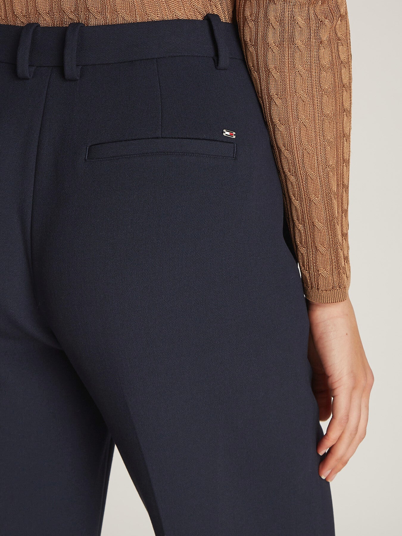 Slim Straight Trousers