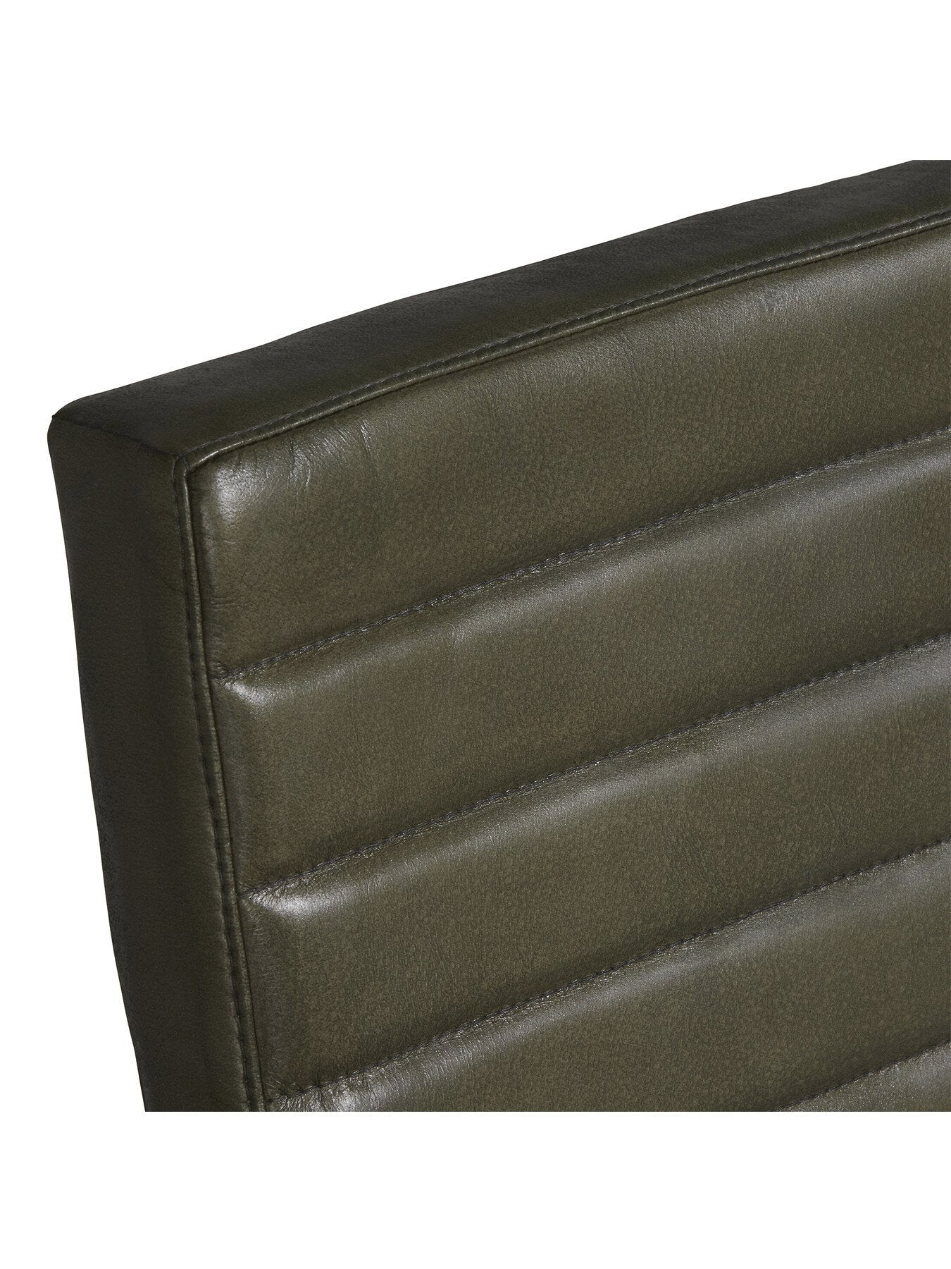 Brutus Leather Stitched Dining Armchair