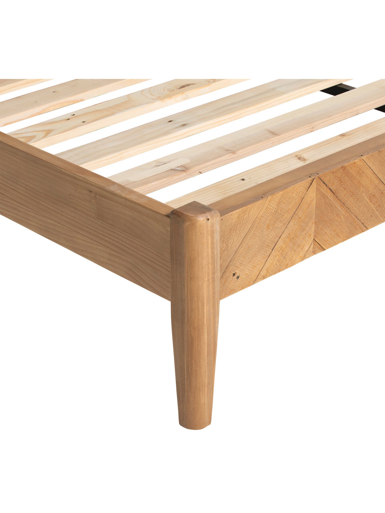 Bevan Reclaimed Wood King Bed Frame