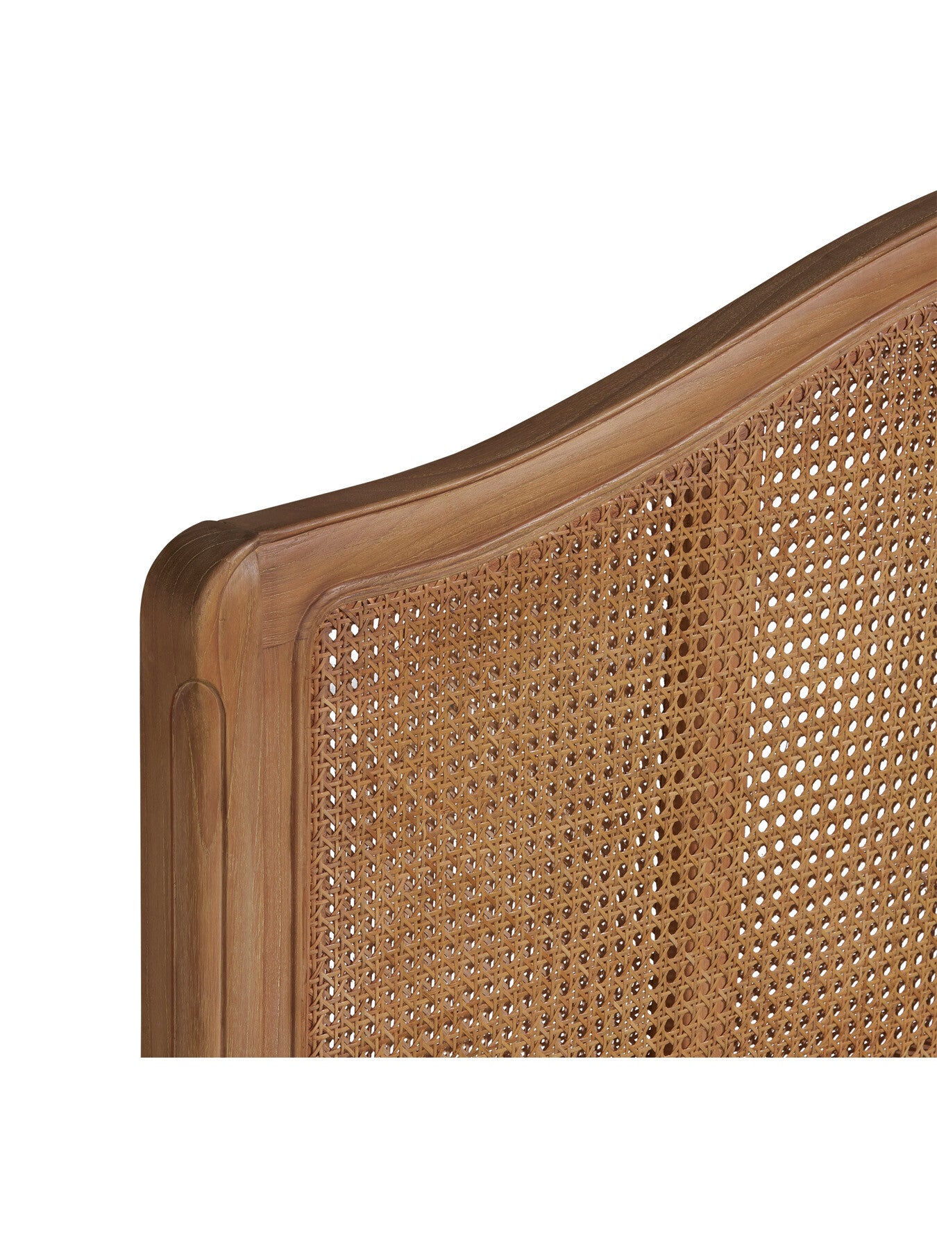 Cecile Brown Rattan And Wood French Style Super King