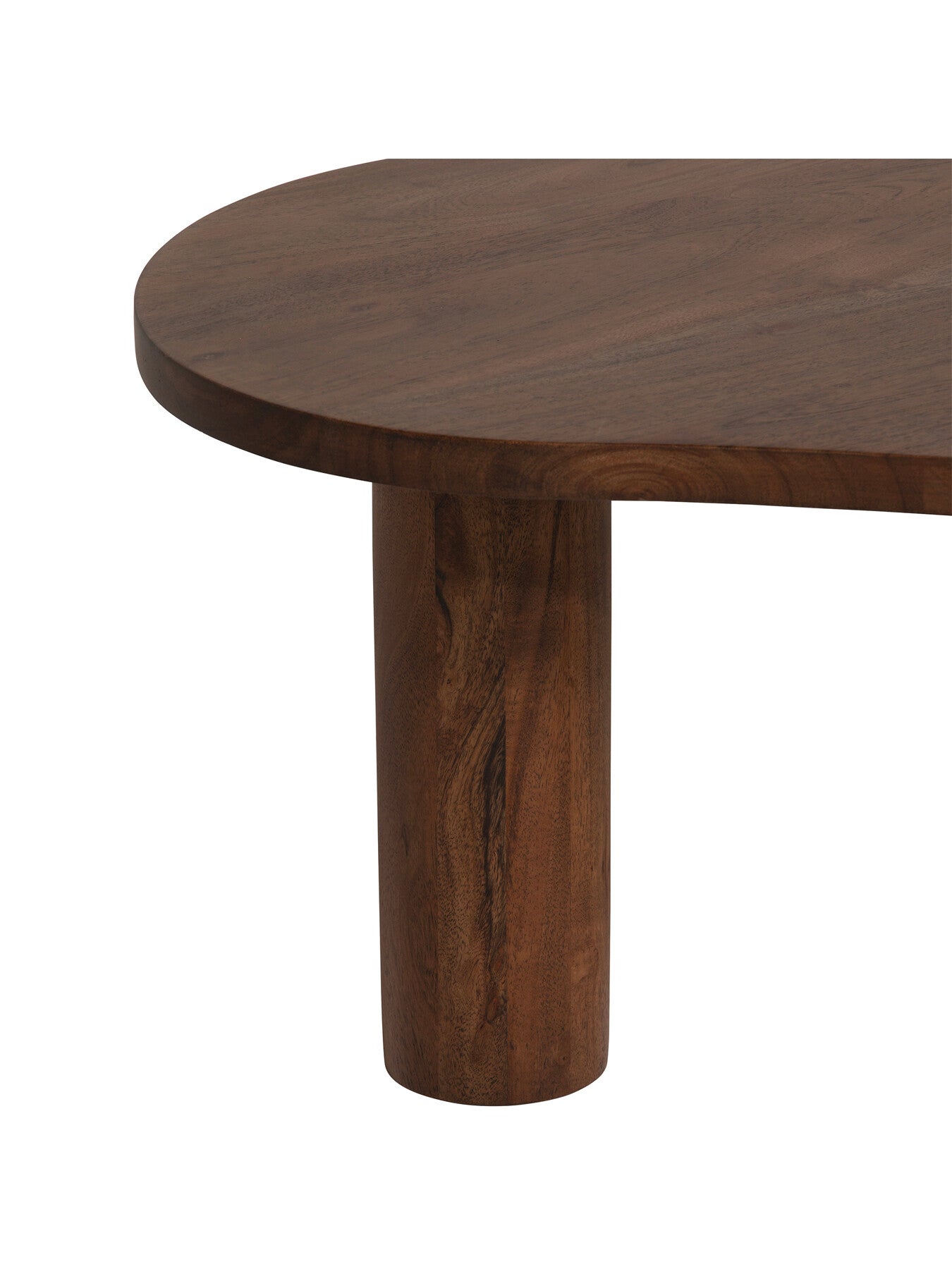 Canova Wood Organic Shape Coffee Table