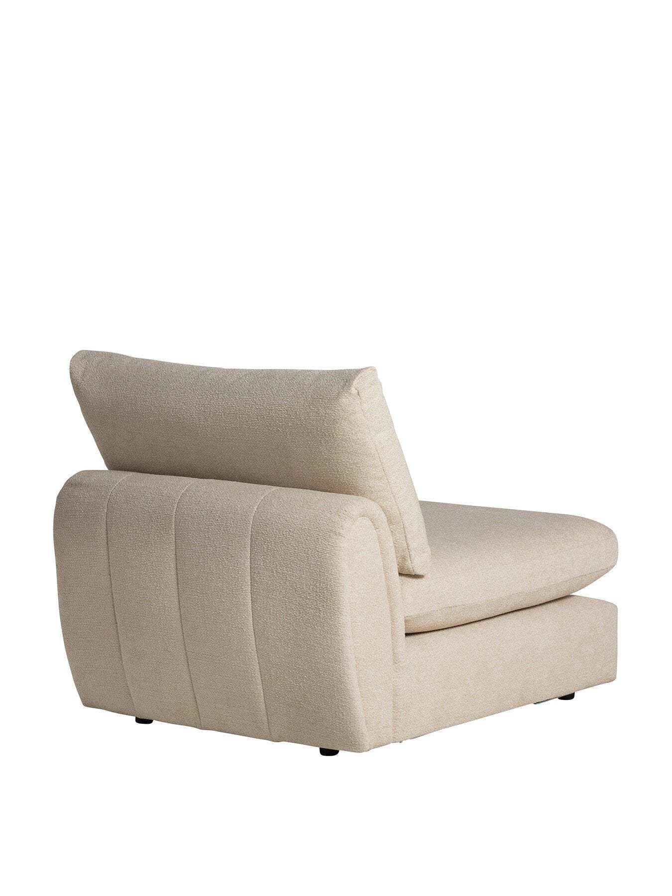 Damaris Fabric Modular Armless 1 Seat Chair