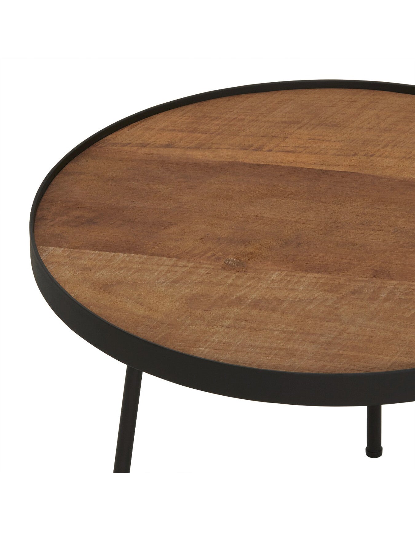 Fika Round Set Of 3 Wooden Coffee Tables
