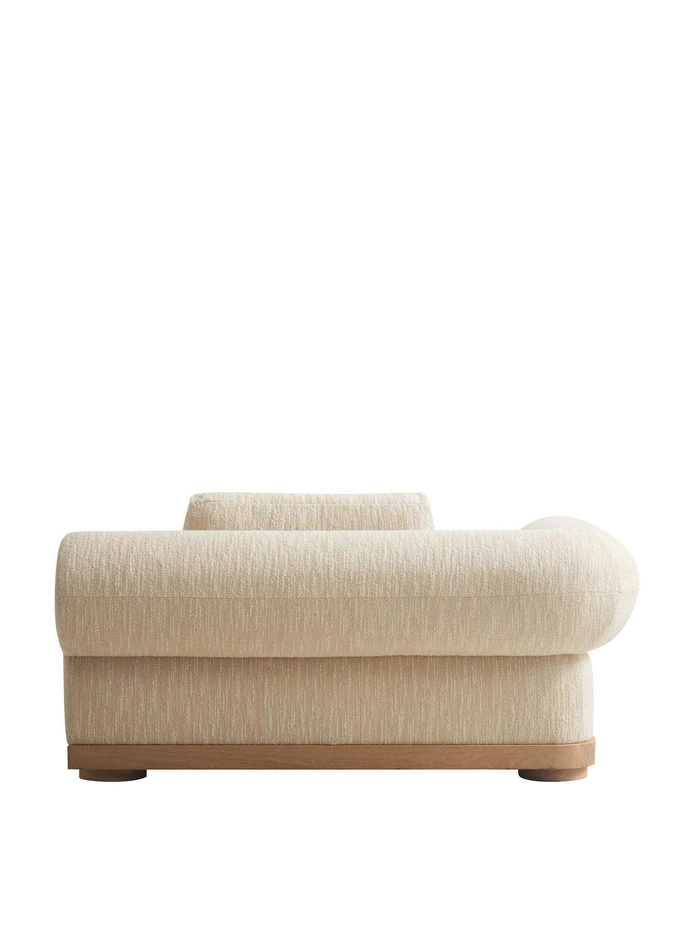 Fresno Cream Boucle Modular 1.5 Seater Sofa Unit Wit
