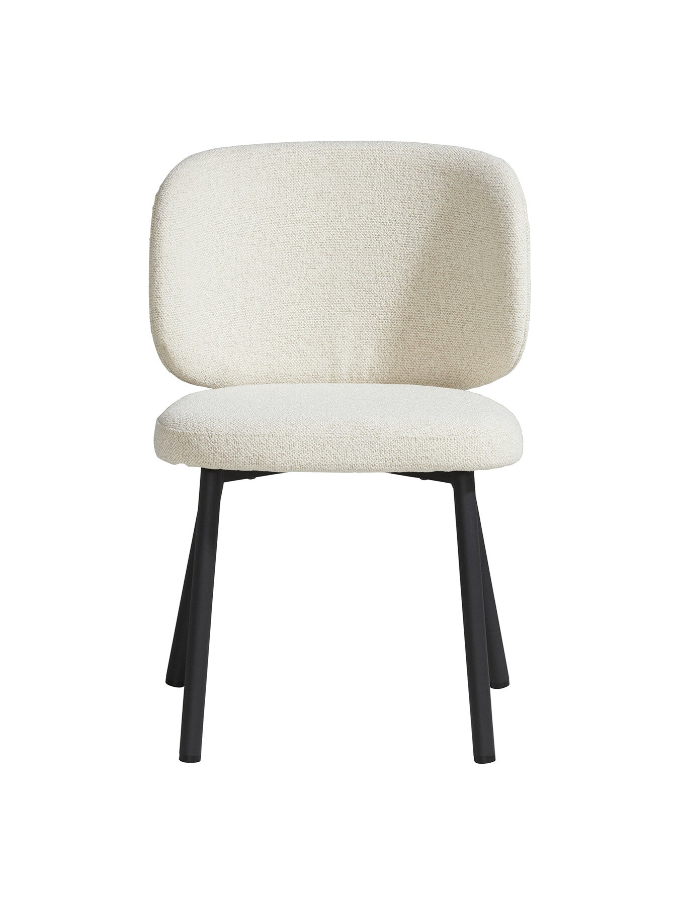 Elodie Boucle Dining Chair, Neutral