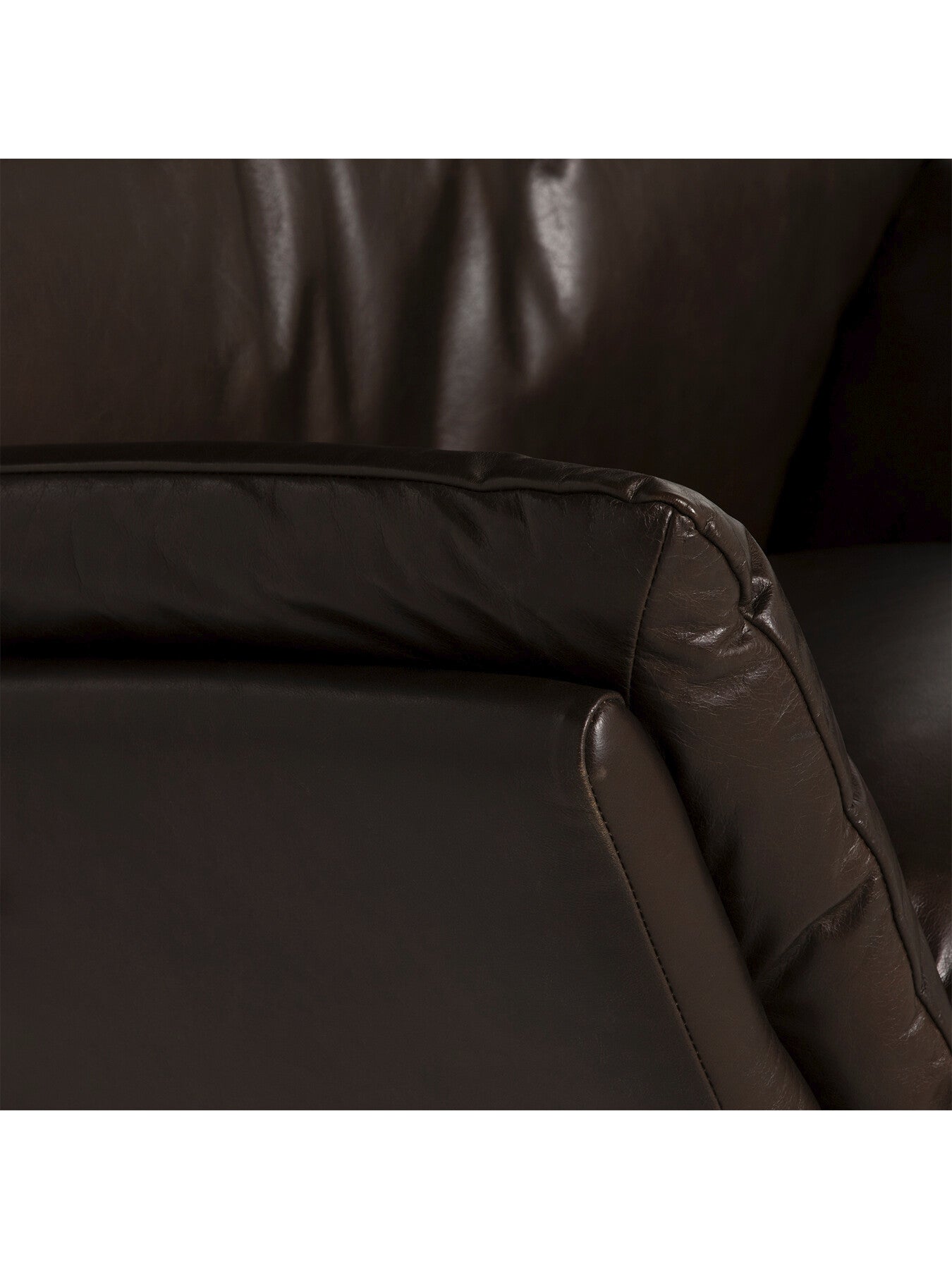 Jessup Dark Leather Recliner Chair