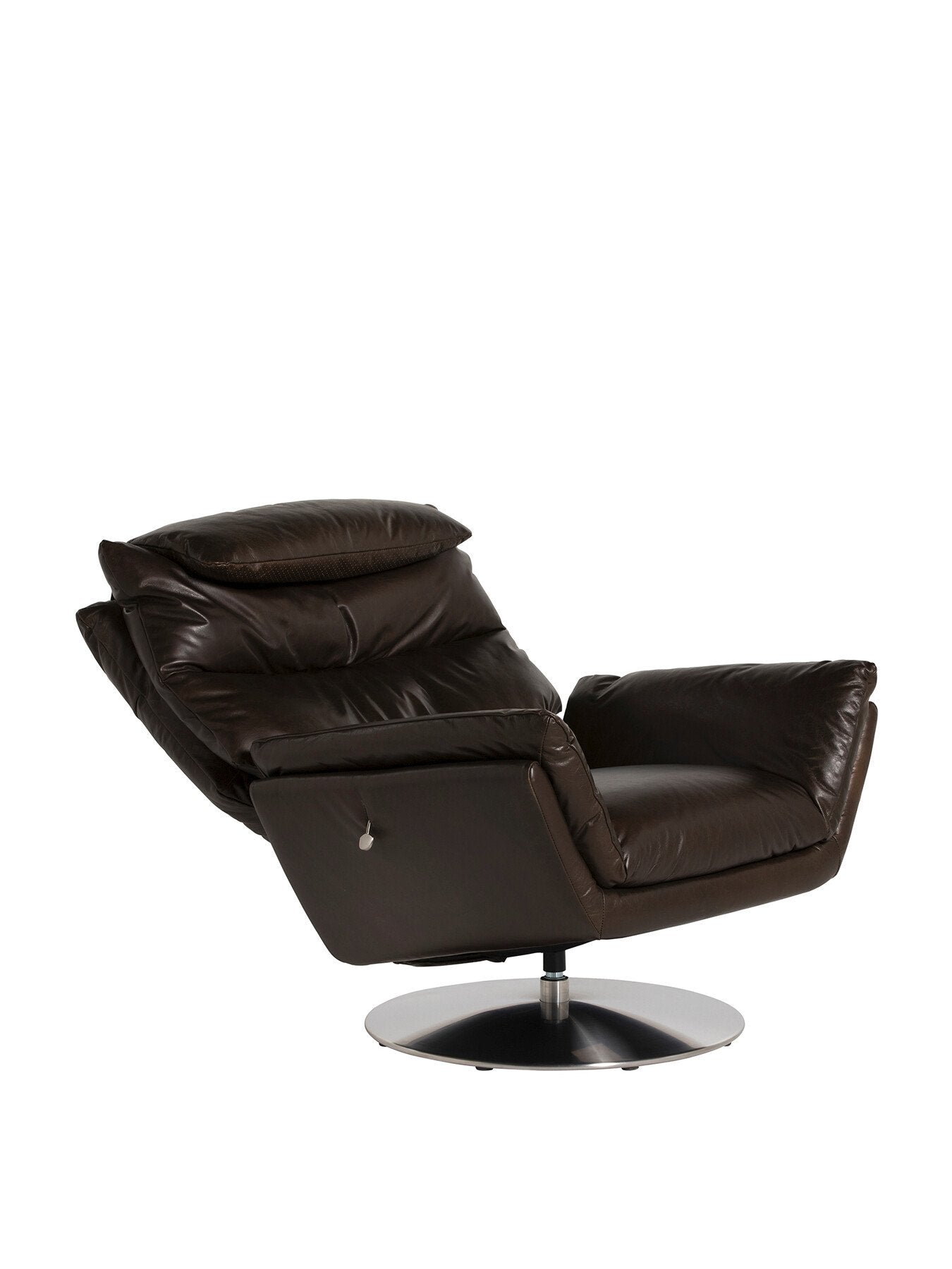 Jessup Dark Leather Recliner Chair