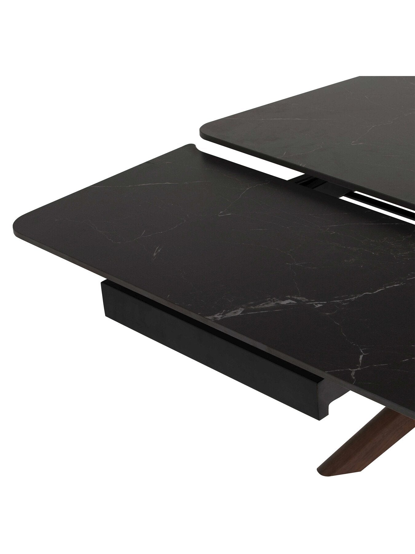 Khuno Ceramic Extending 160cm Dining Table, Seat
