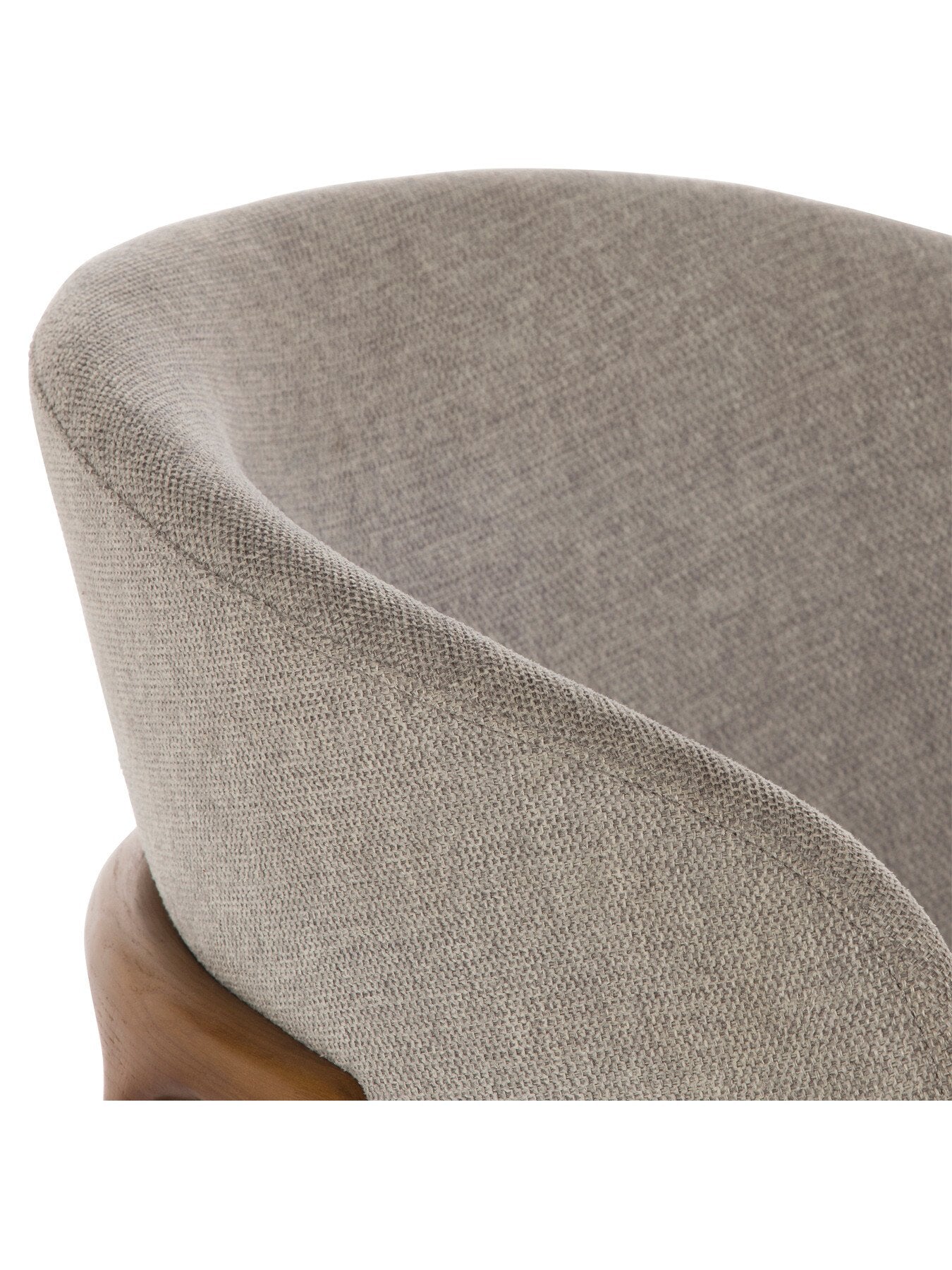 Ren Fabric Curved Dining Chair