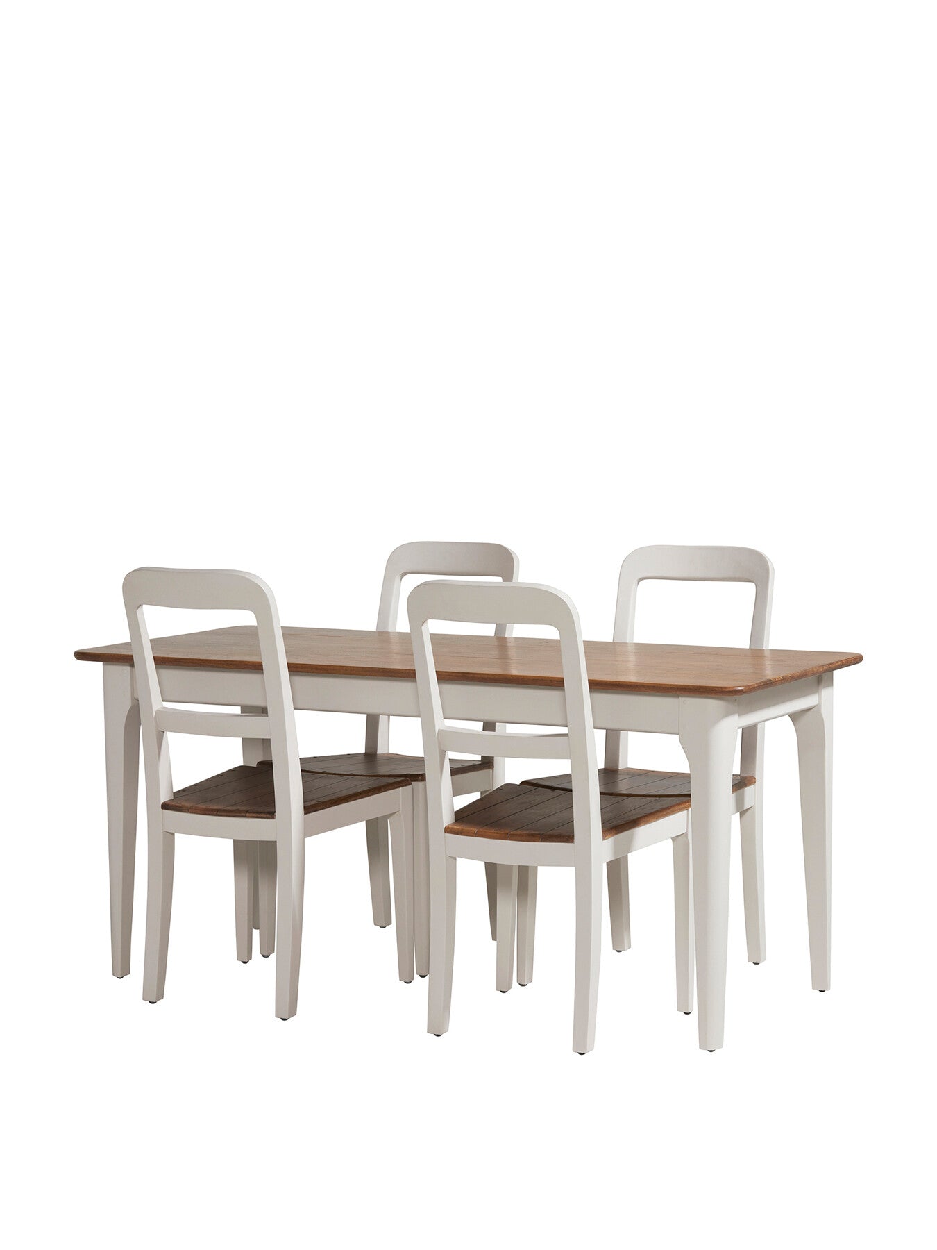 Mara Small Wood 165Cm Dining Table And 5 Side Chairs