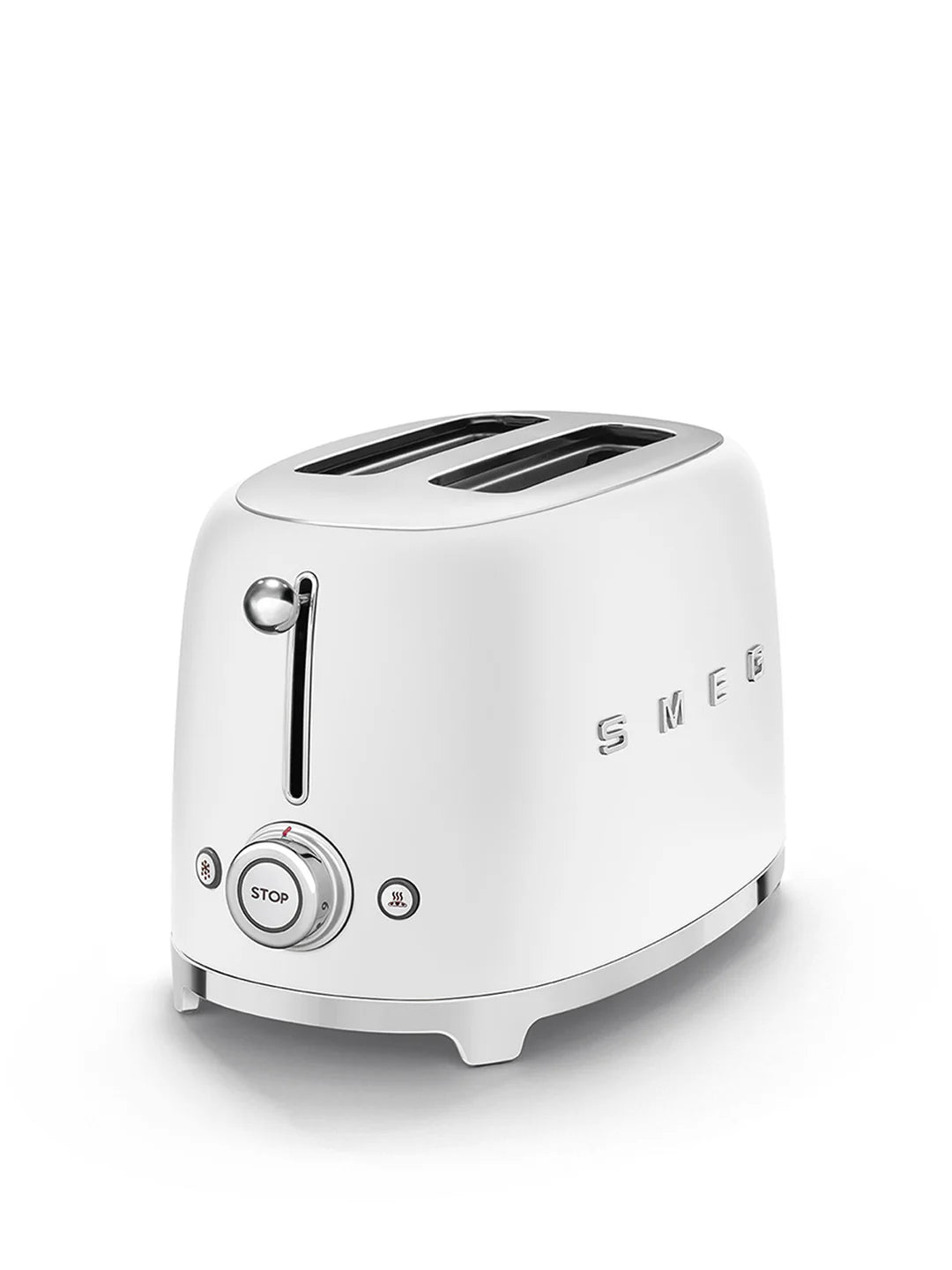 SMEG KLF03 Kettle and TSF01 Toaster Matte White Bundle