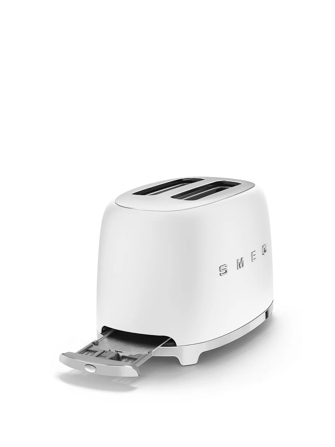 SMEG KLF03 Kettle and TSF01 Toaster Matte White Bundle