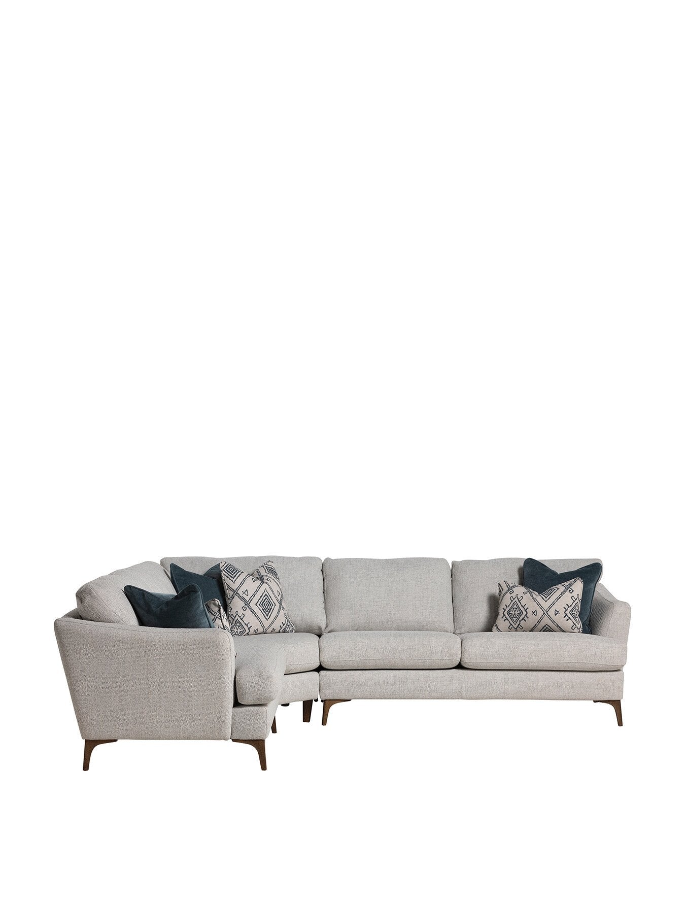 Embrey Fabric 5 Seater Corner Sofa, Right Hand