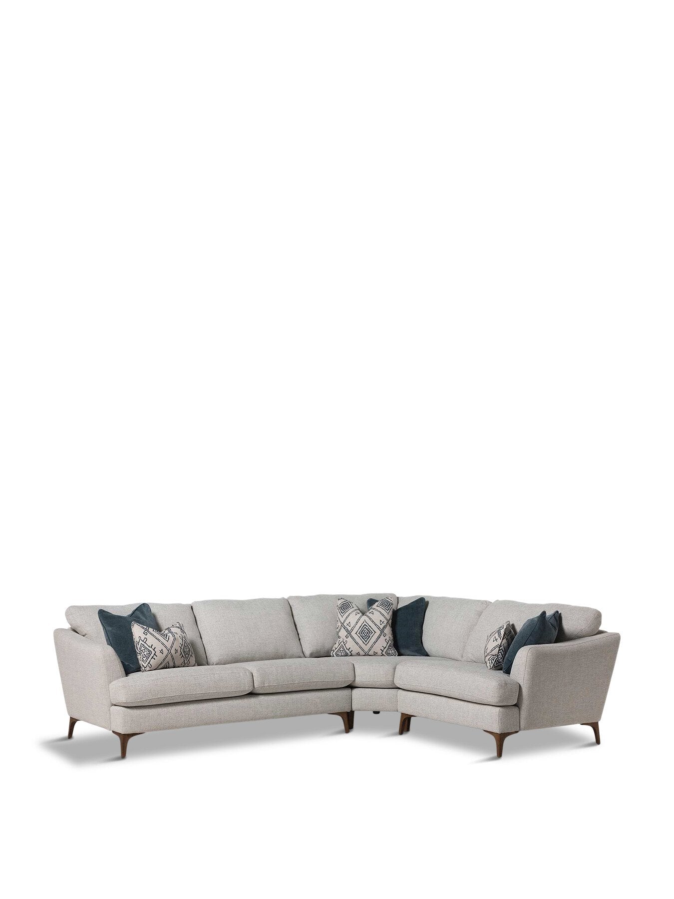 Embrey Fabric 5 Seater Corner Sofa, Left Hand