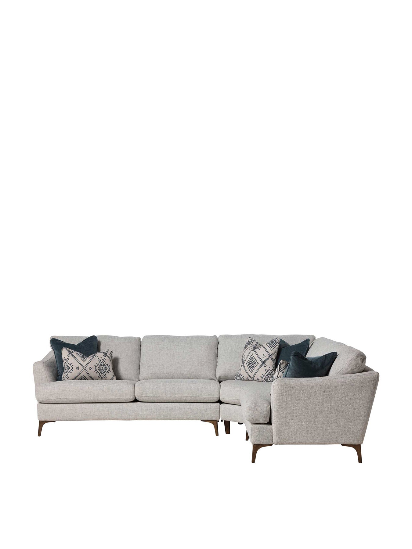 Embrey Fabric 5 Seater Corner Sofa, Left Hand