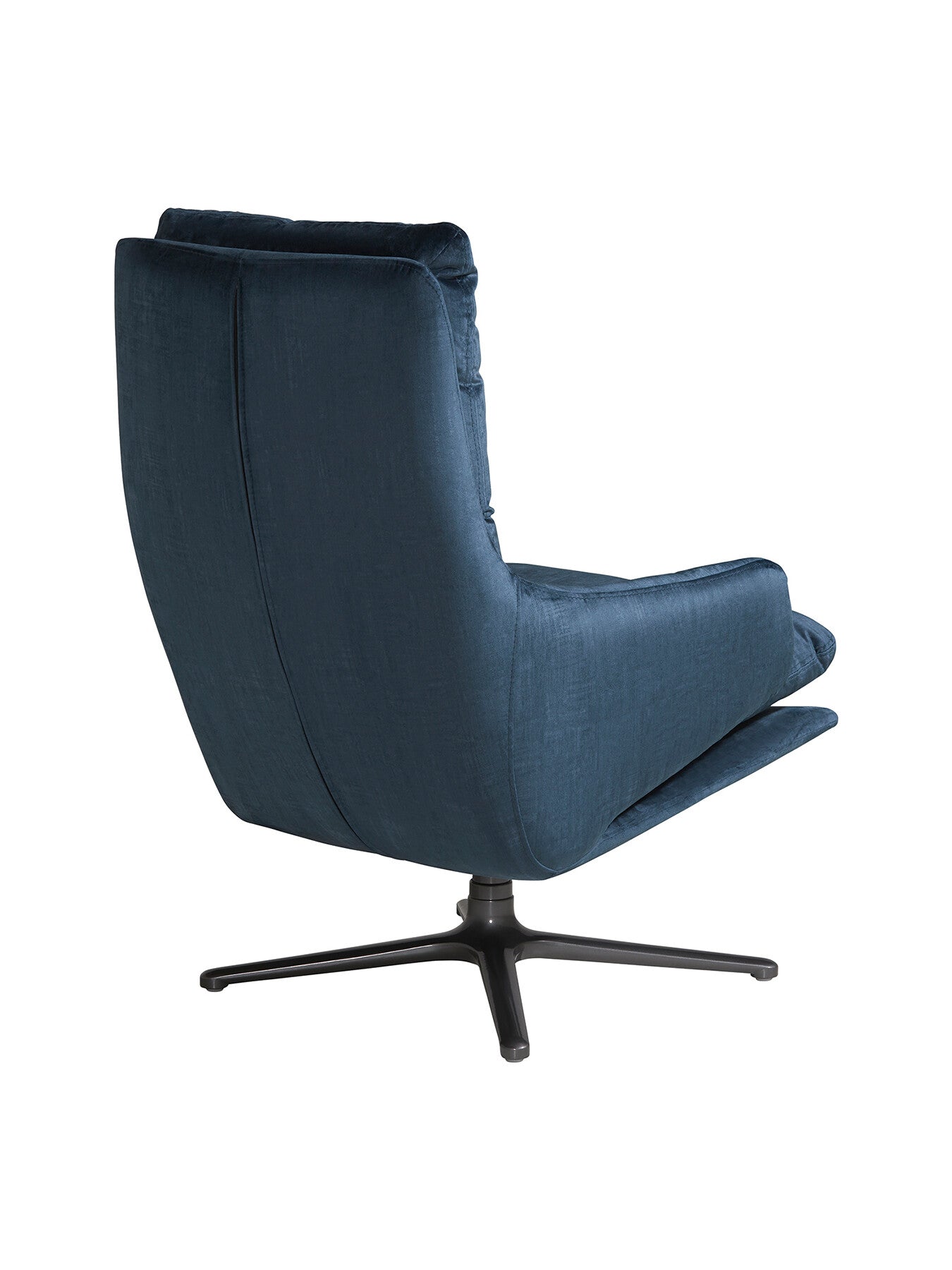 Marcel Velvet Swivel Chair, Blue