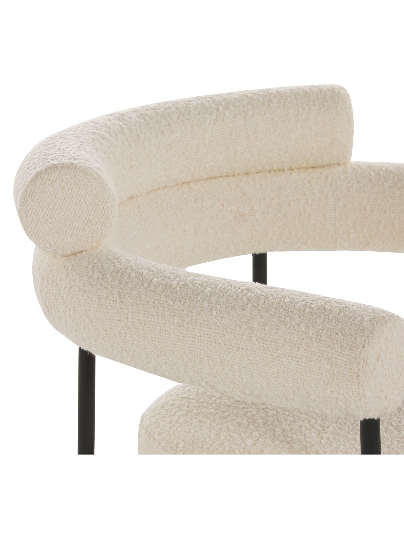Moriko Boucle Dining Armchair