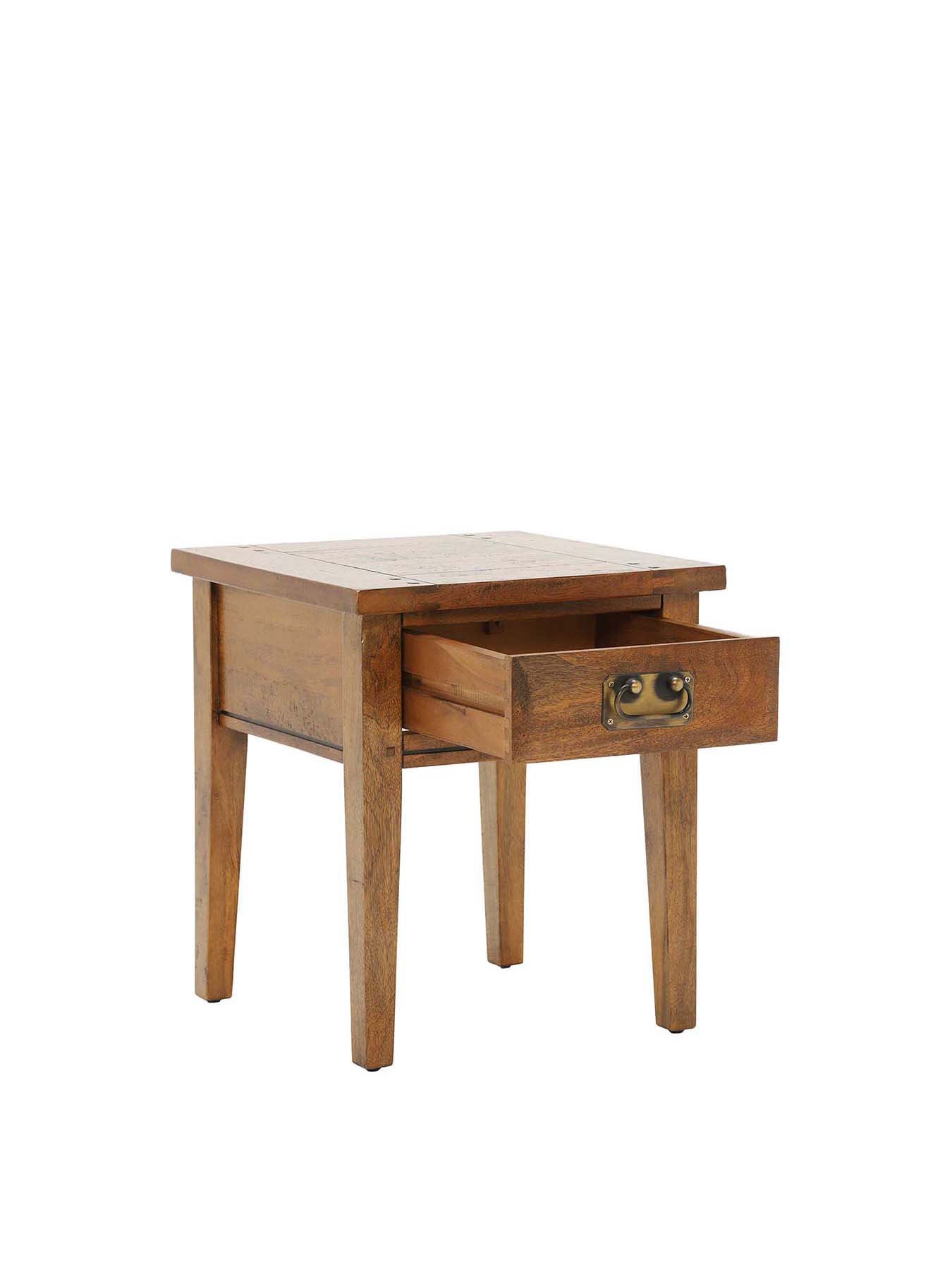 New Frontier Mango Wood Lamp Table
