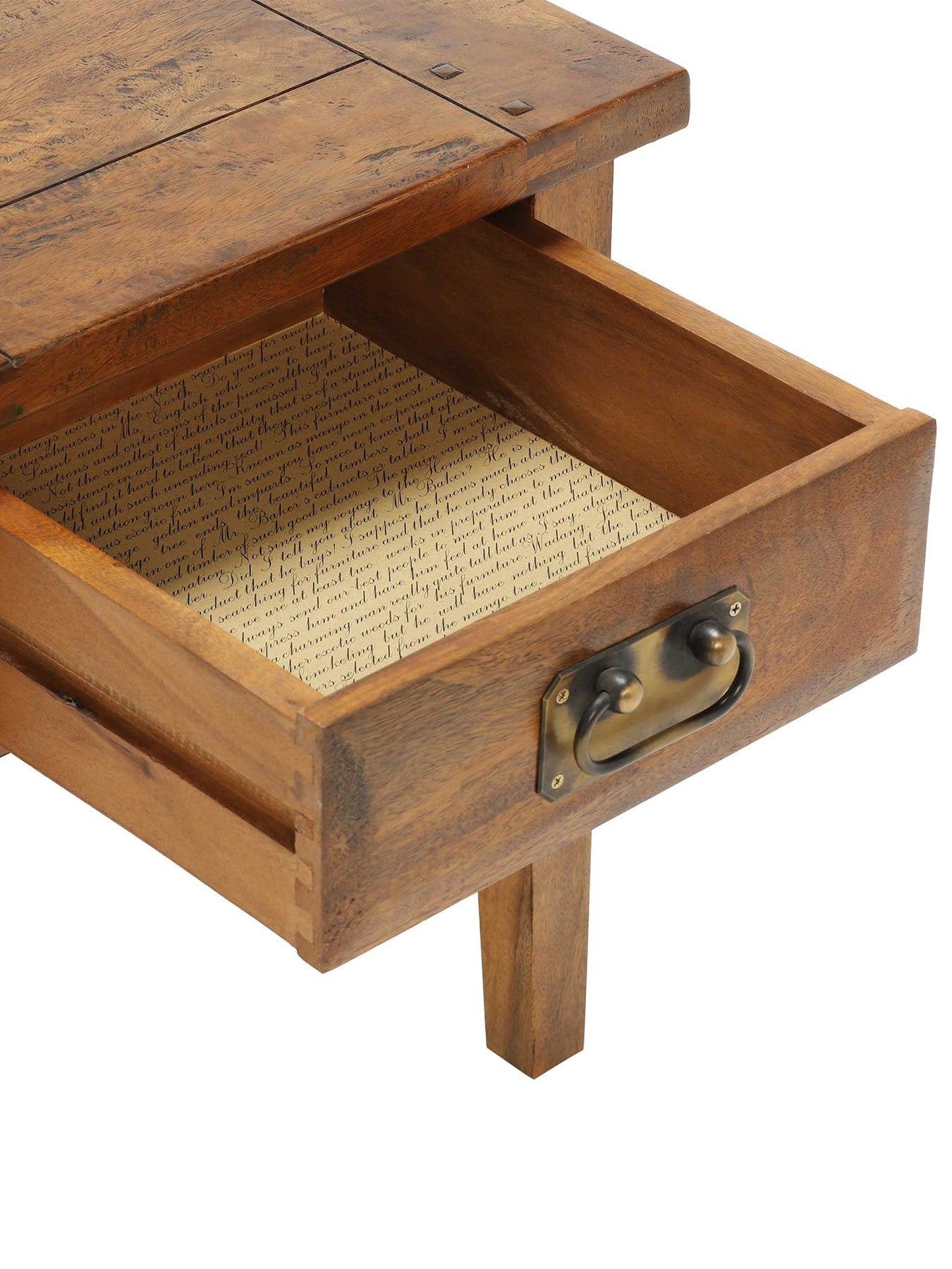 New Frontier Mango Wood Lamp Table