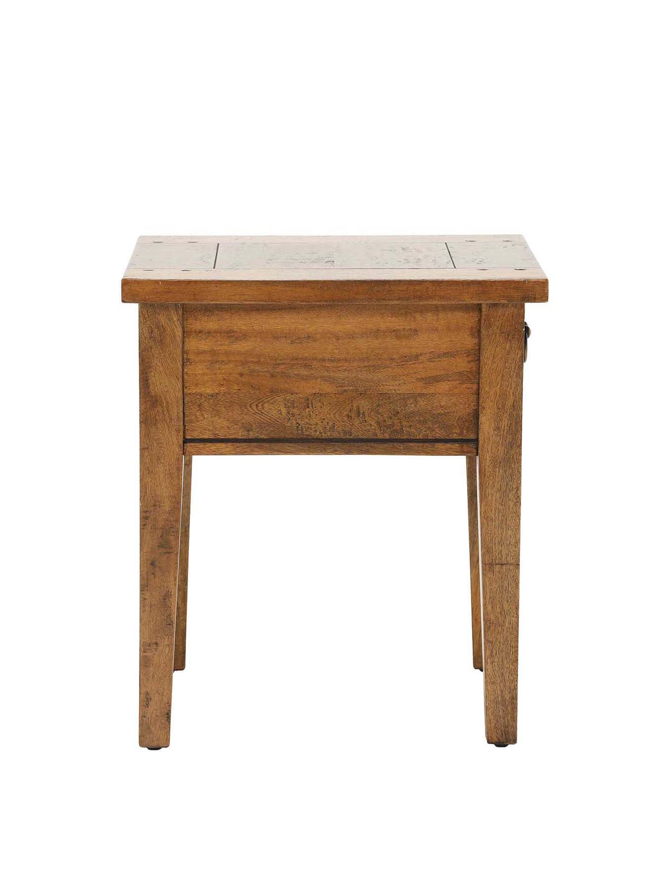 New Frontier Mango Wood Lamp Table