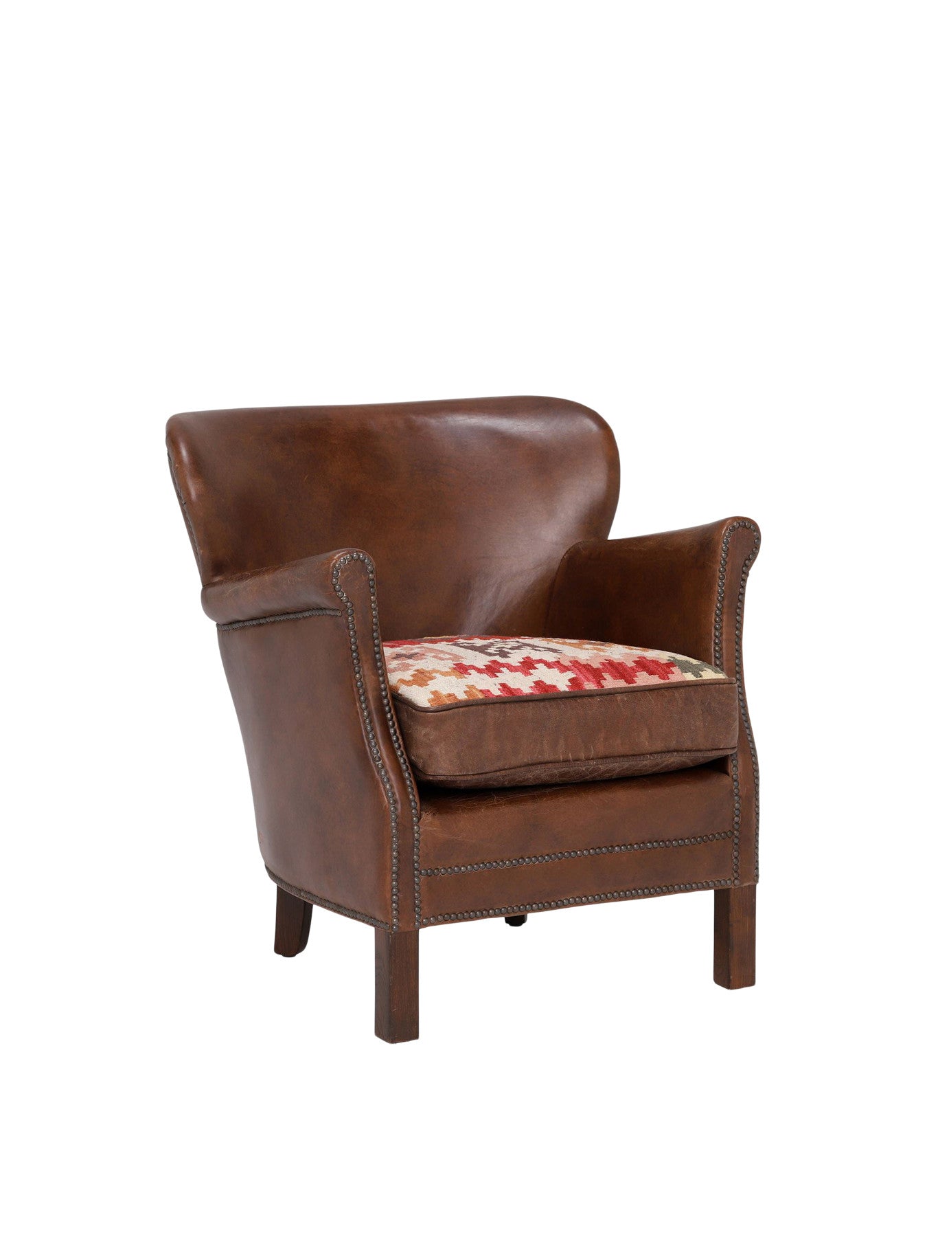 Cavendish Leather Armchair, Vintage Cigar