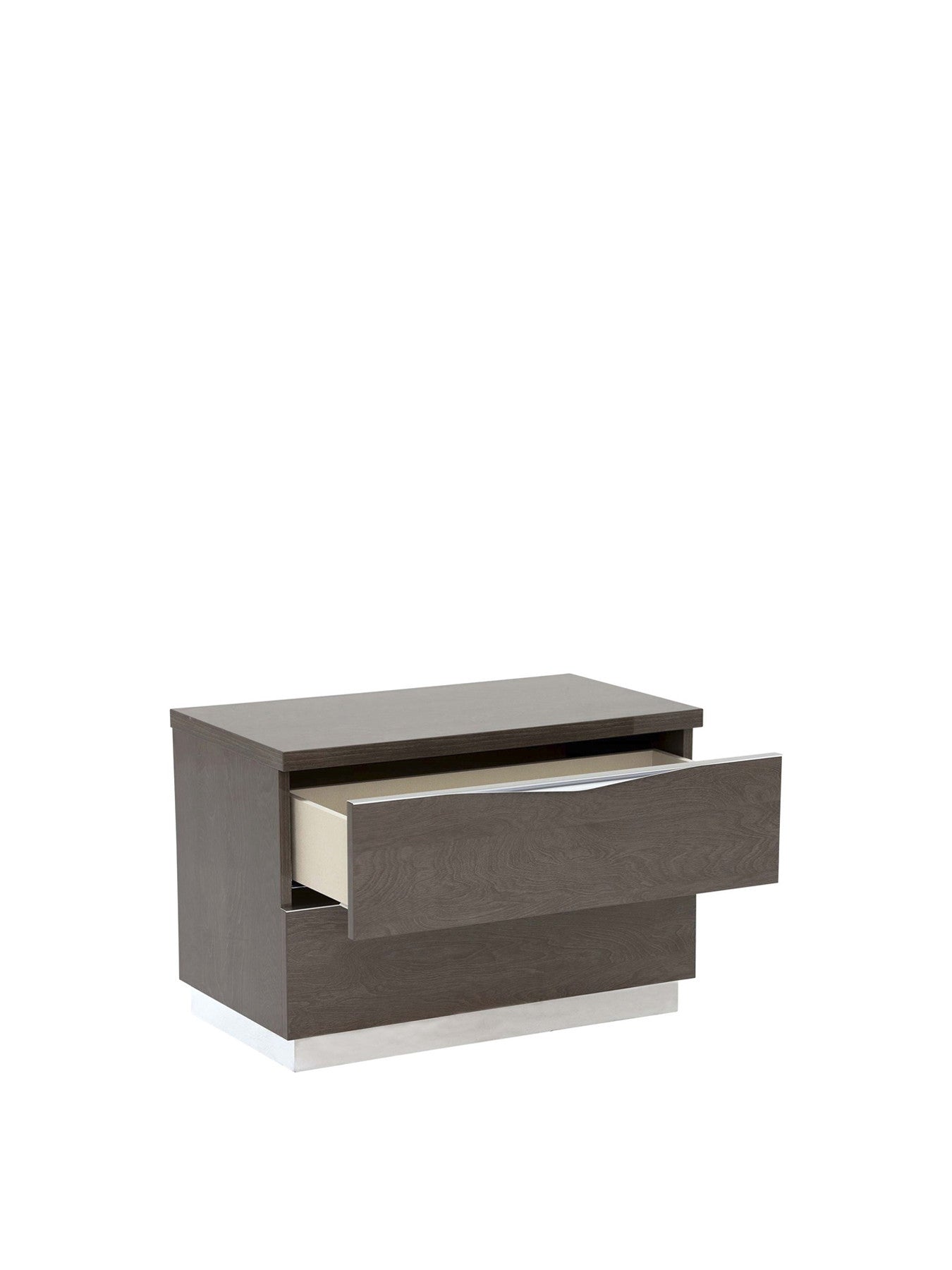 Lutyen Large Bedside Table, and Taupe