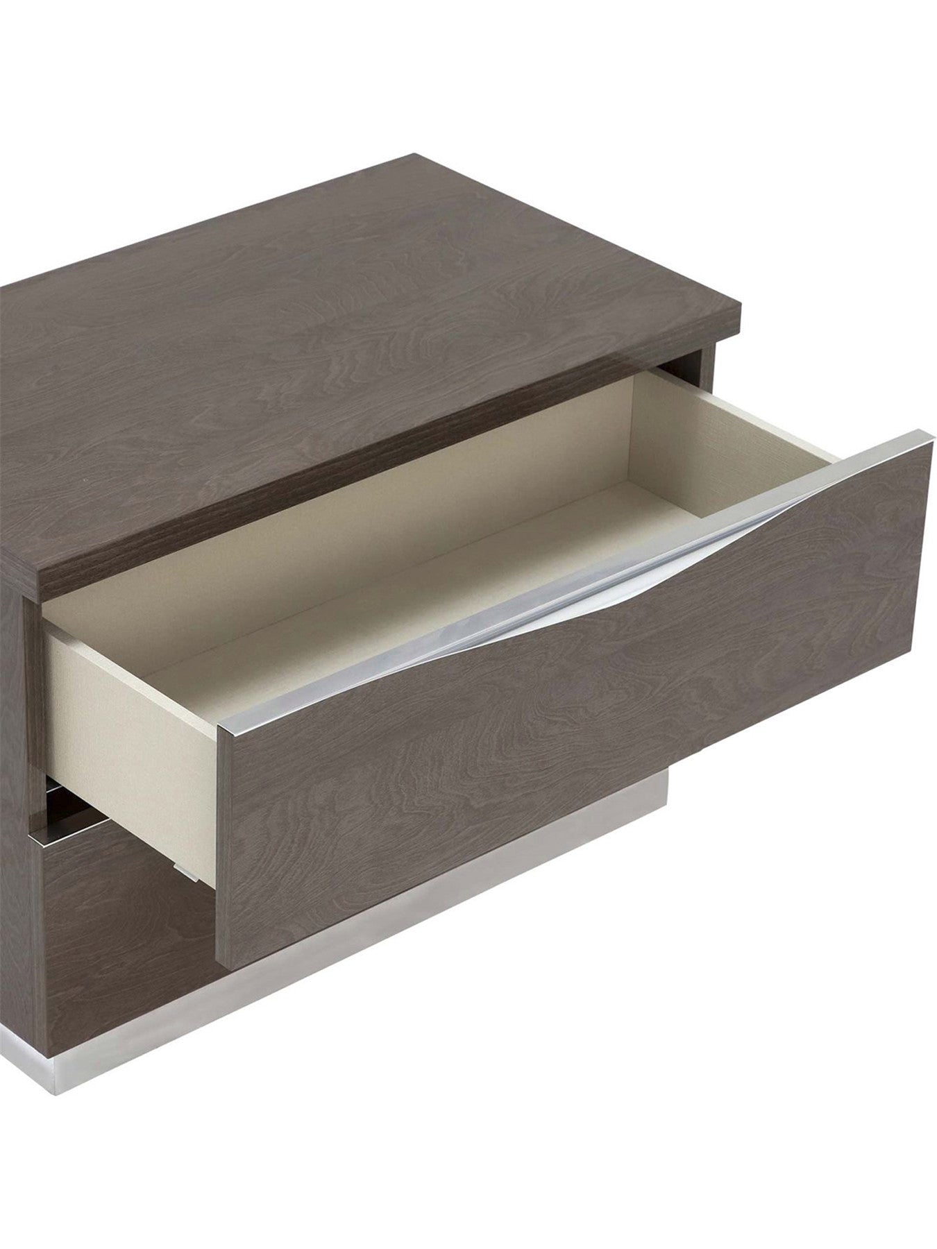 Lutyen Large Bedside Table, and Taupe