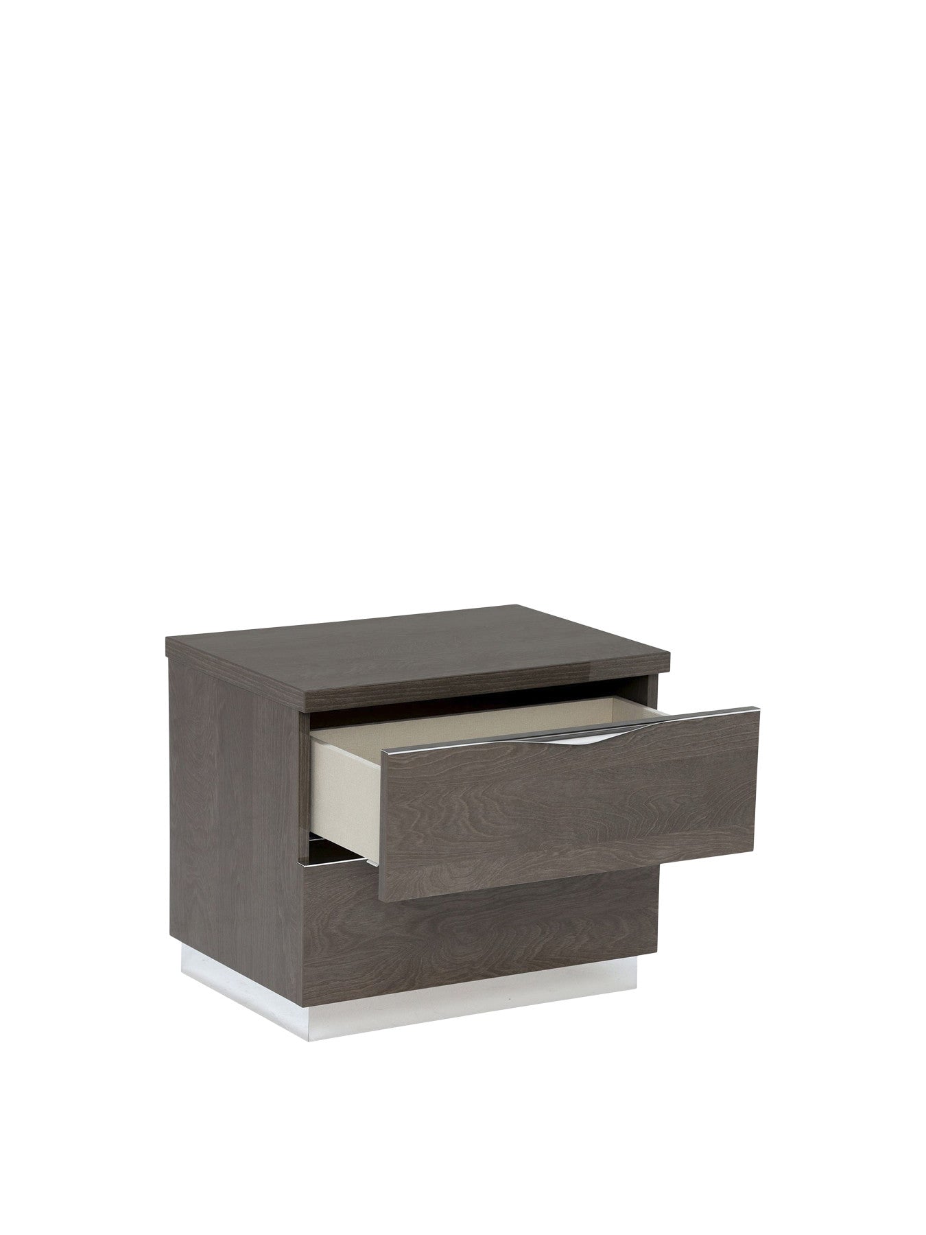 Lutyen Small Bedside Table, and Taupe