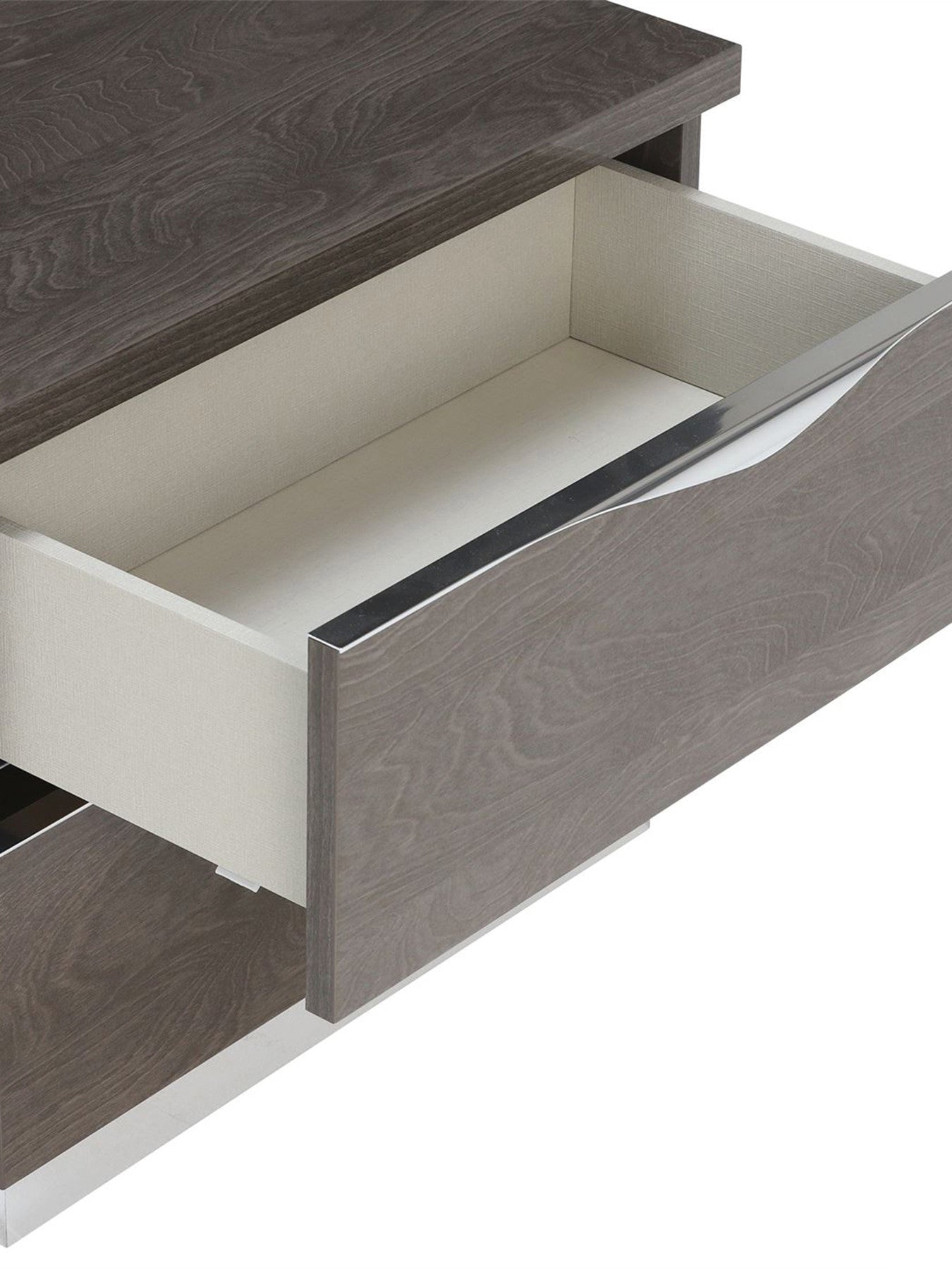 Lutyen Small Bedside Table, and Taupe