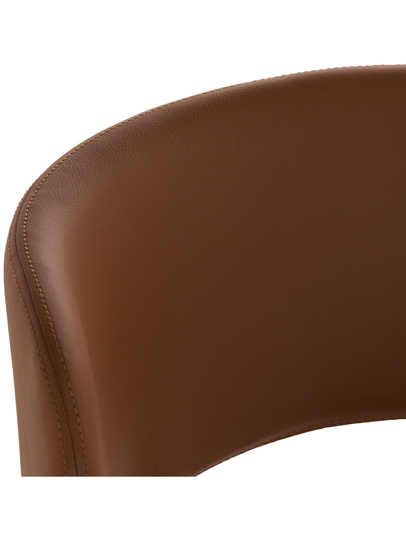 Rin Faux Leather Open Back Dining Chair