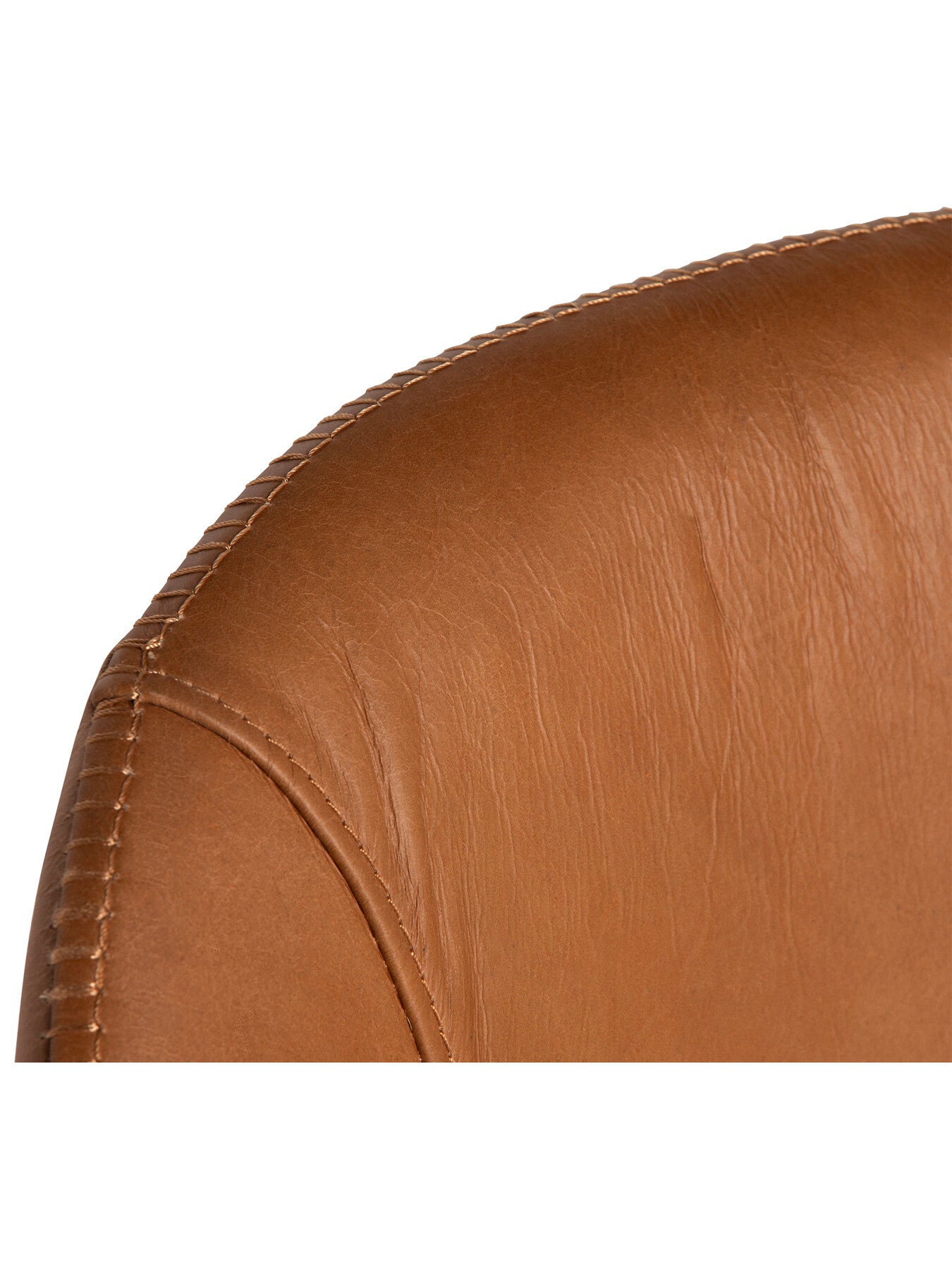 Rogan Tan Leather Dining Chair