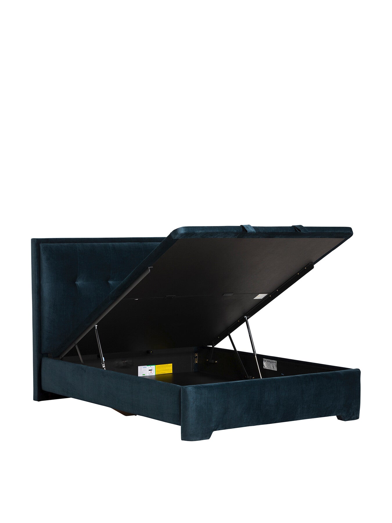 Ripley Fabric Double Ottoman Bed Frame