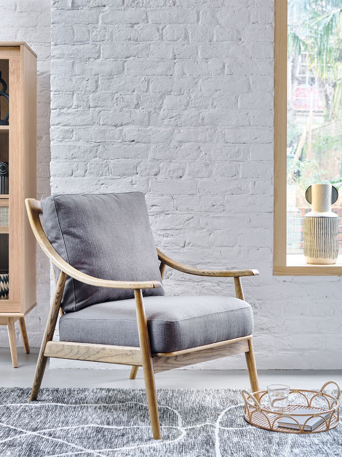 Runa Armchair, Grey