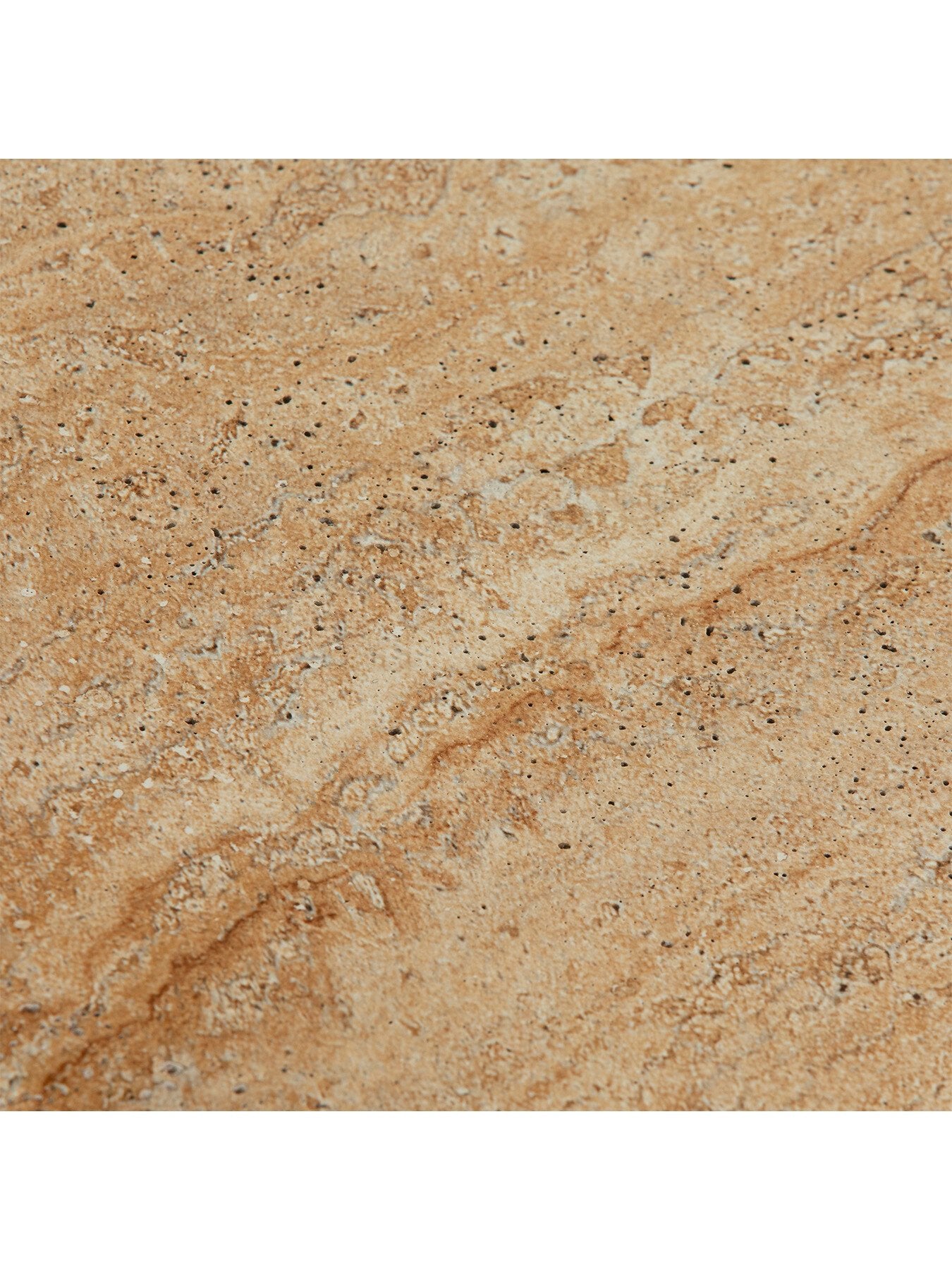 Sierra Travertine Effect 80cm Round Coffee Table