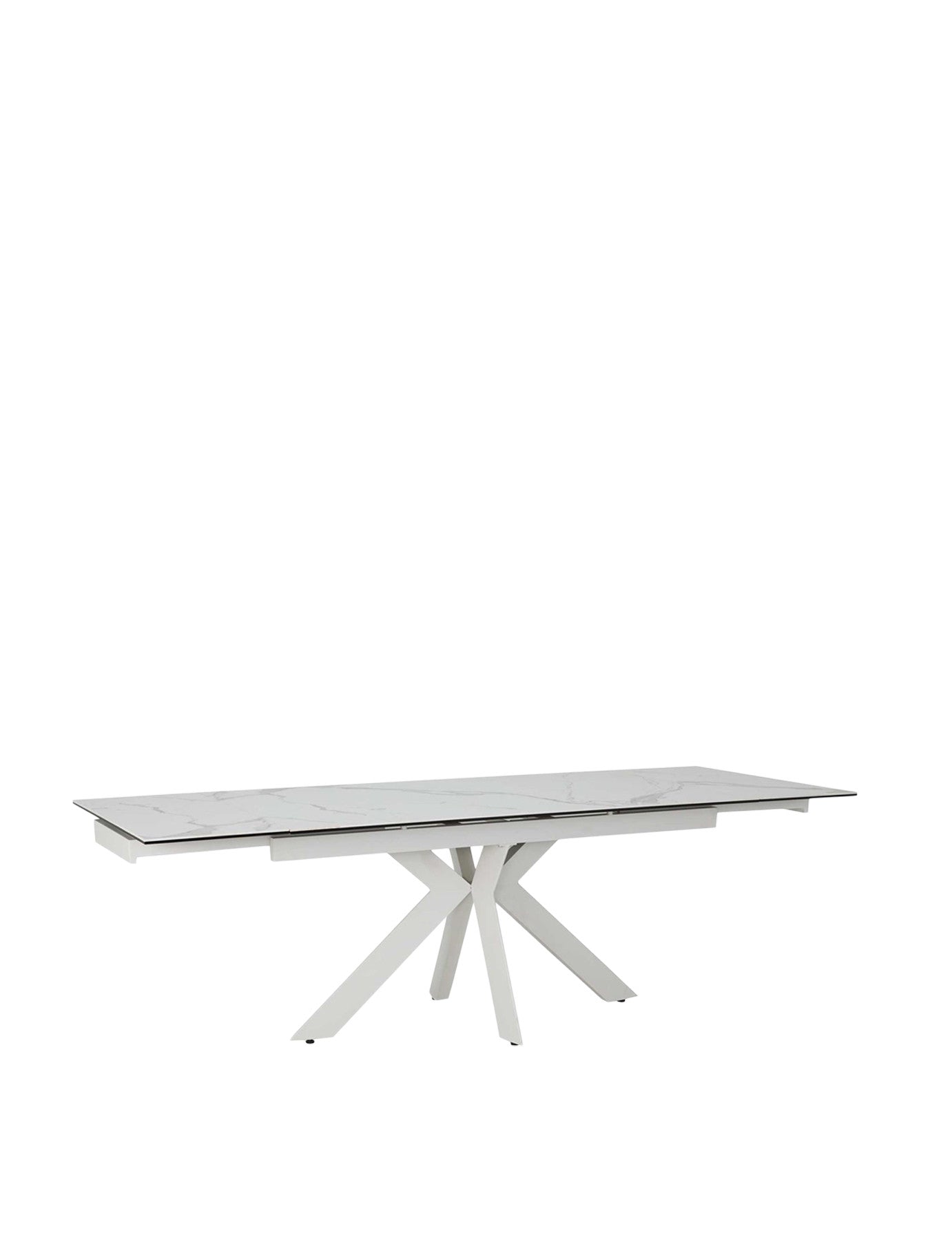 Salerno Extending Dining Table, Matte Staturio