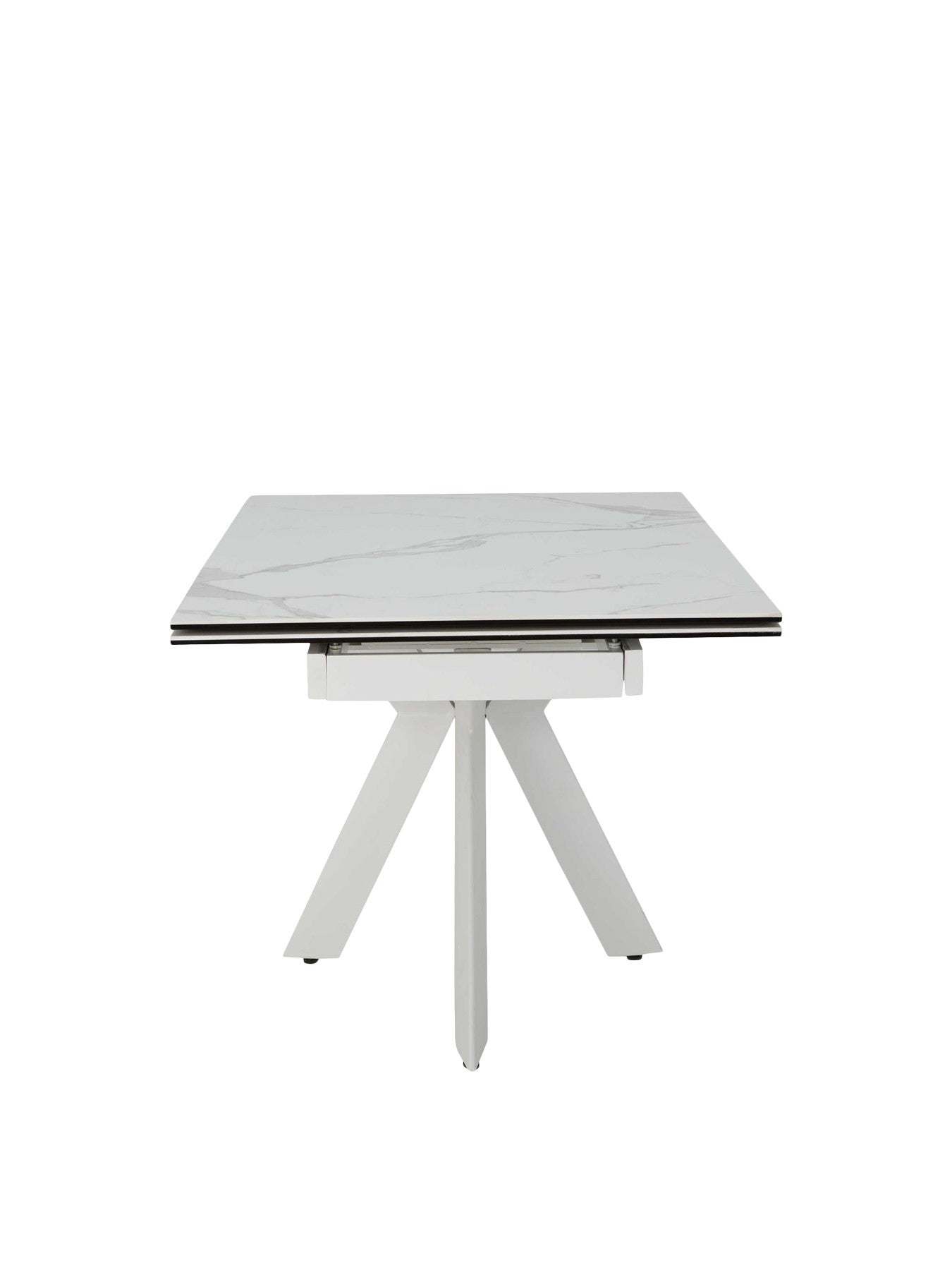 Salerno Extending Dining Table, Matte Staturio