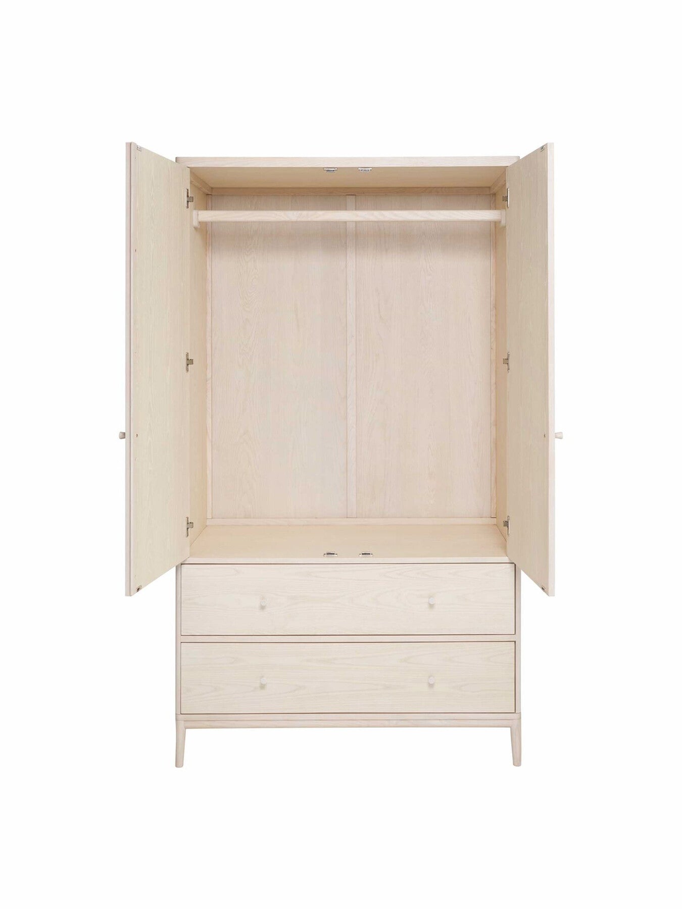 Salina 110cm 2 Door 2 Drawer Wardrobe