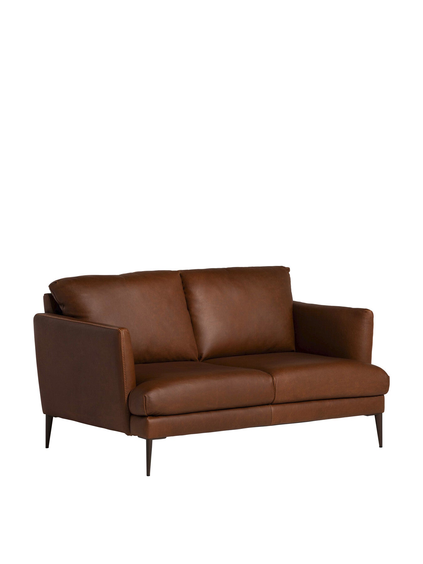 Acacia Leather Loveseat 2 Seater Sofa