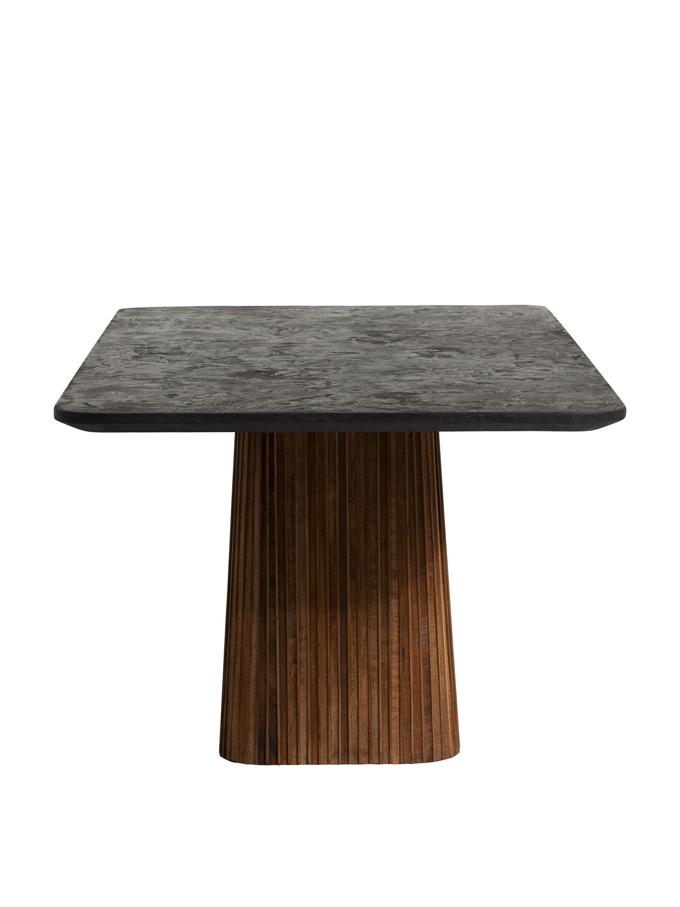 Trinidad Reclaimed Teak Wood Pedestal Dining Table, Se