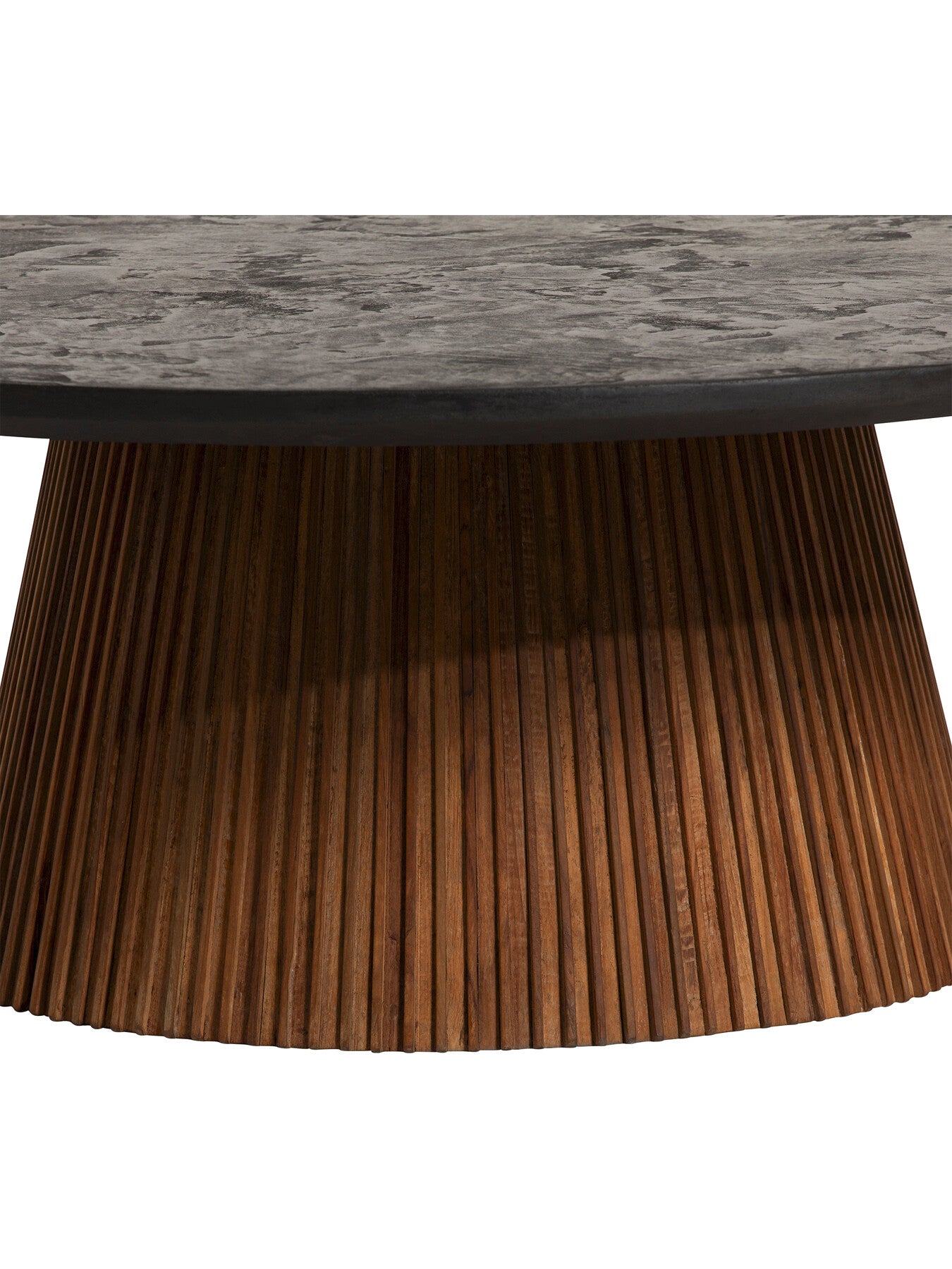 Trinidad Reclaimed Teak Wood Large Round Coffee Table