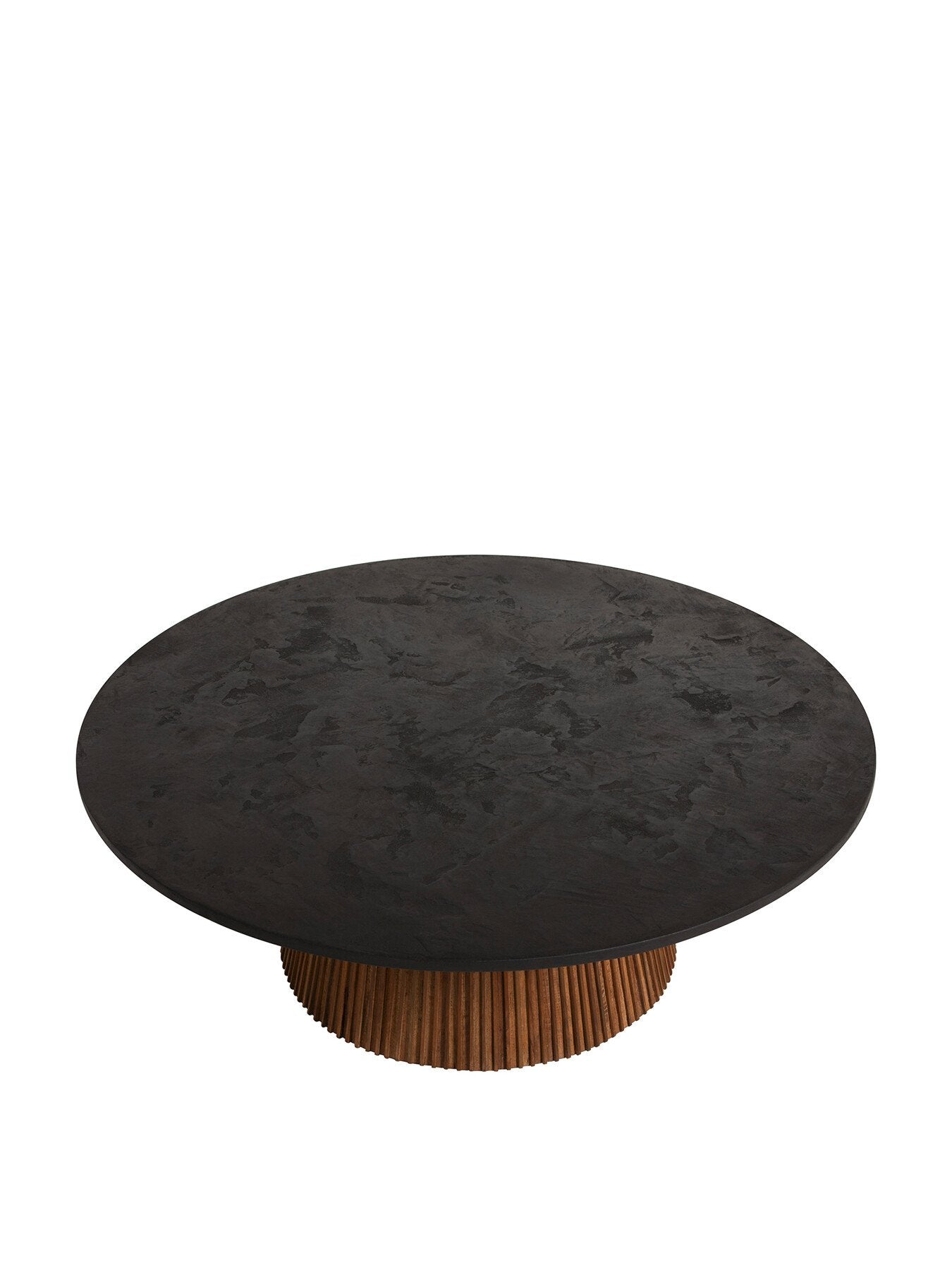 Trinidad Reclaimed Teak Wood Large Round Coffee Table