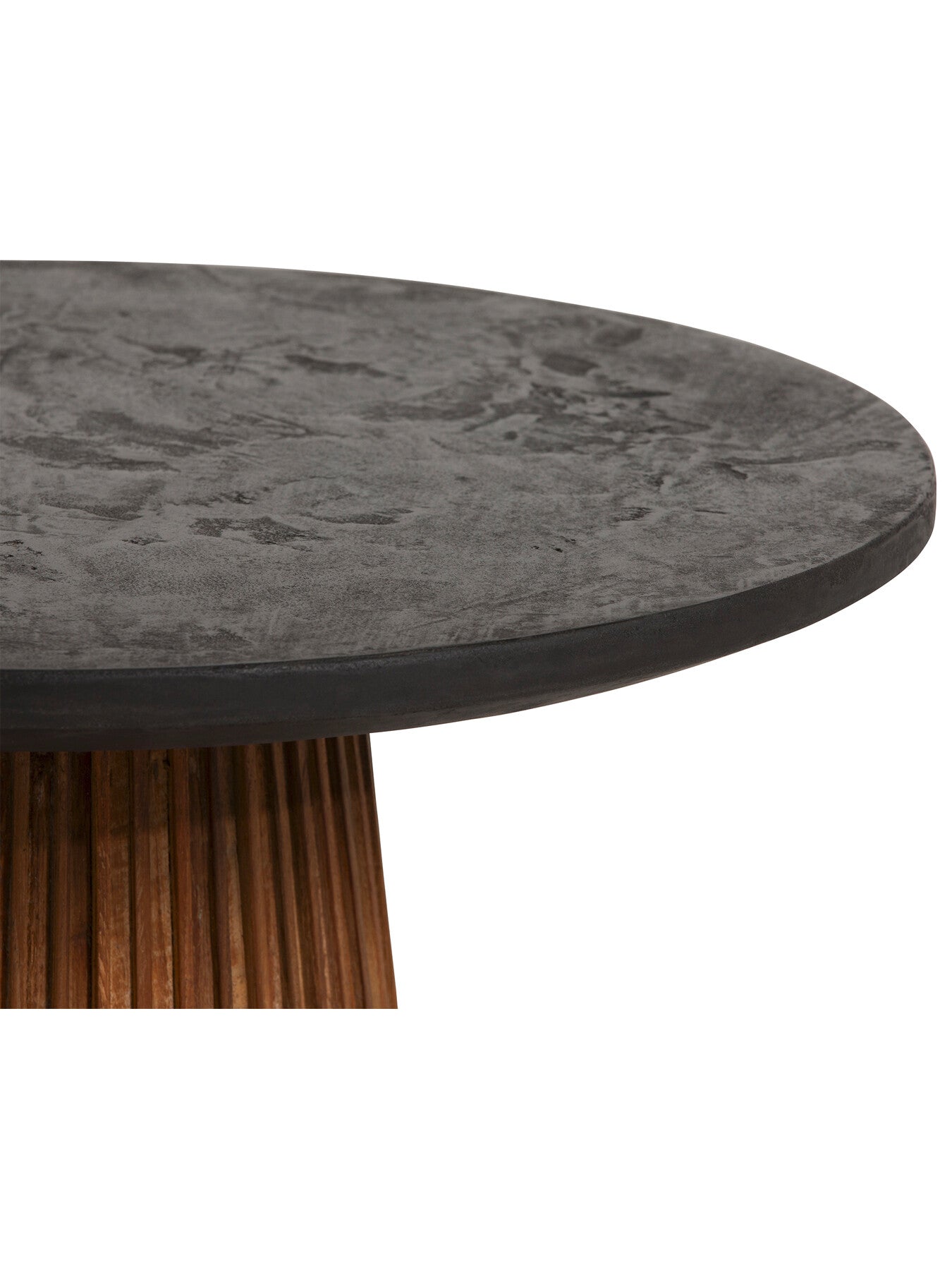 Trinidad Reclaimed Teak Wood Small Round Coffee Table