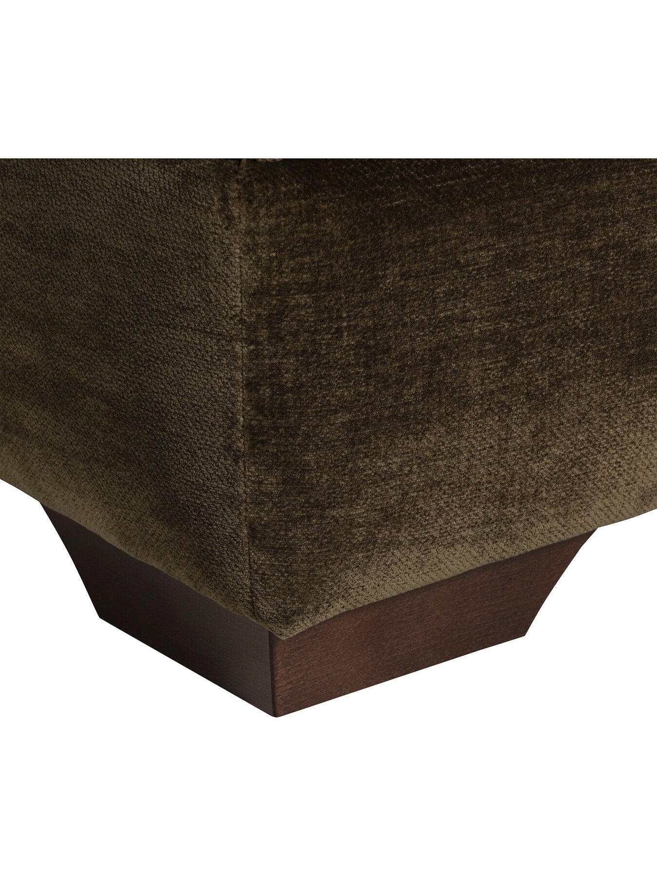 Green Tahoma Fabric Storage Footstool