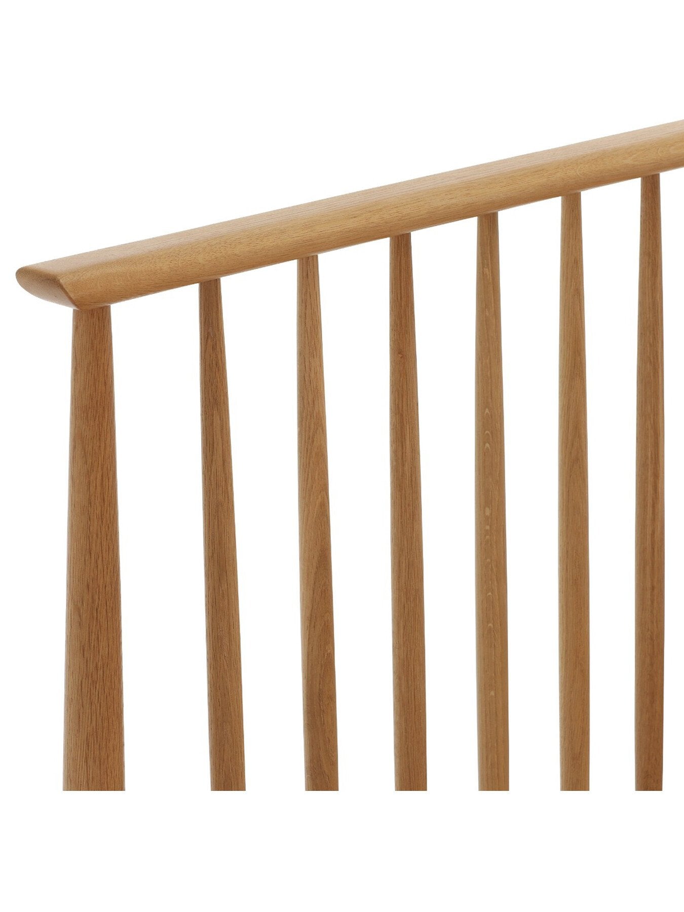Teramo Light Brown Wood Spindle King Bed Frame