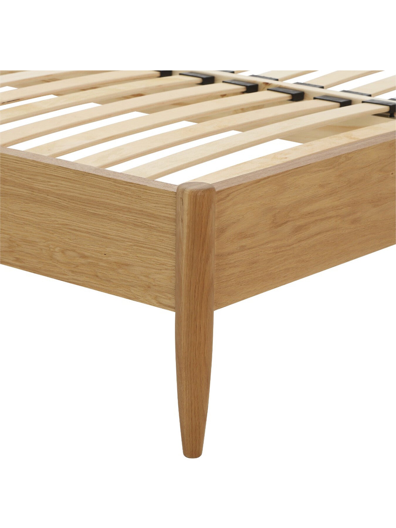 Teramo Light Brown Wood Spindle King Bed Frame