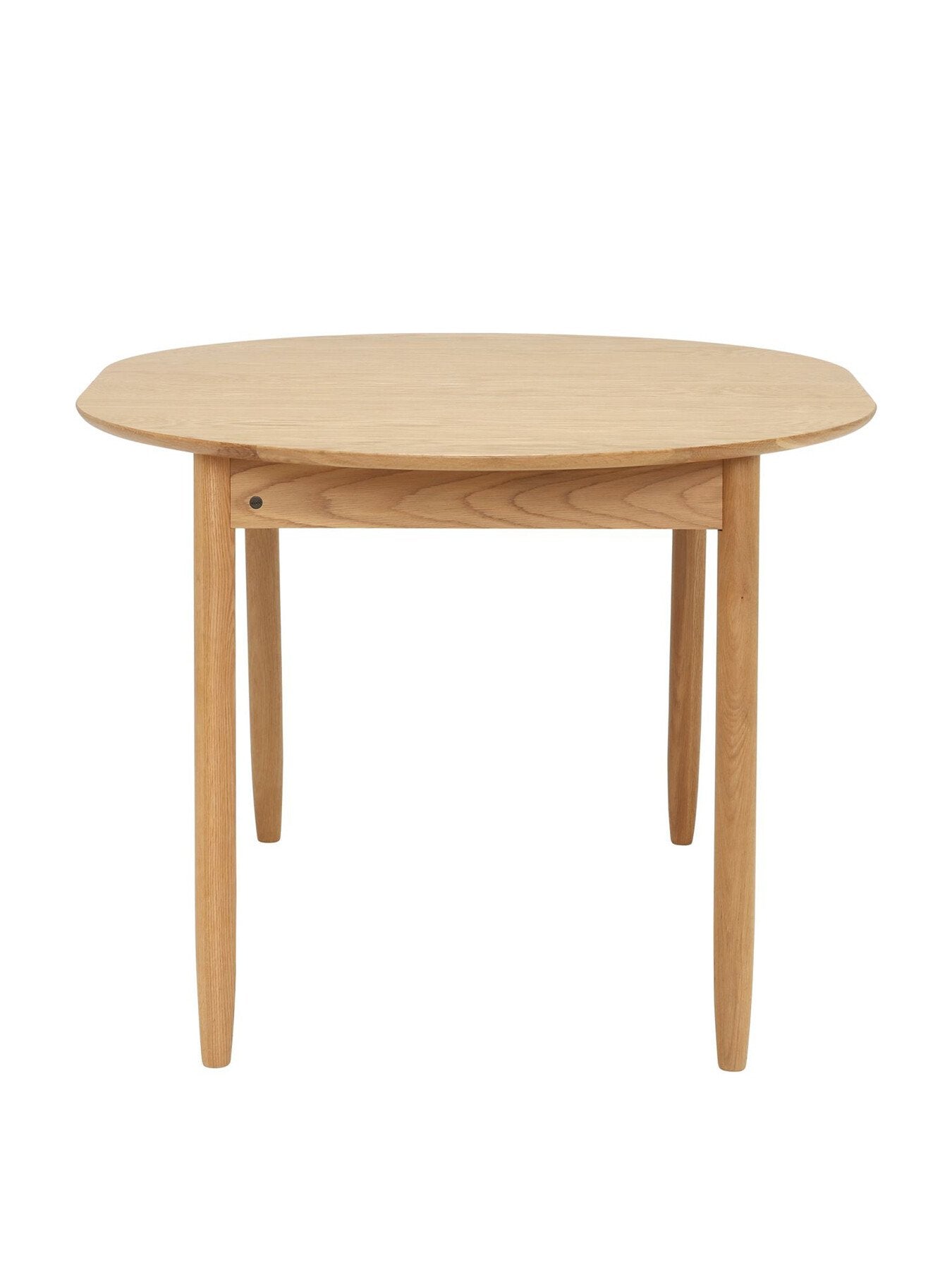 Neutral Teramo Oak Wood Small Extending Dining Table