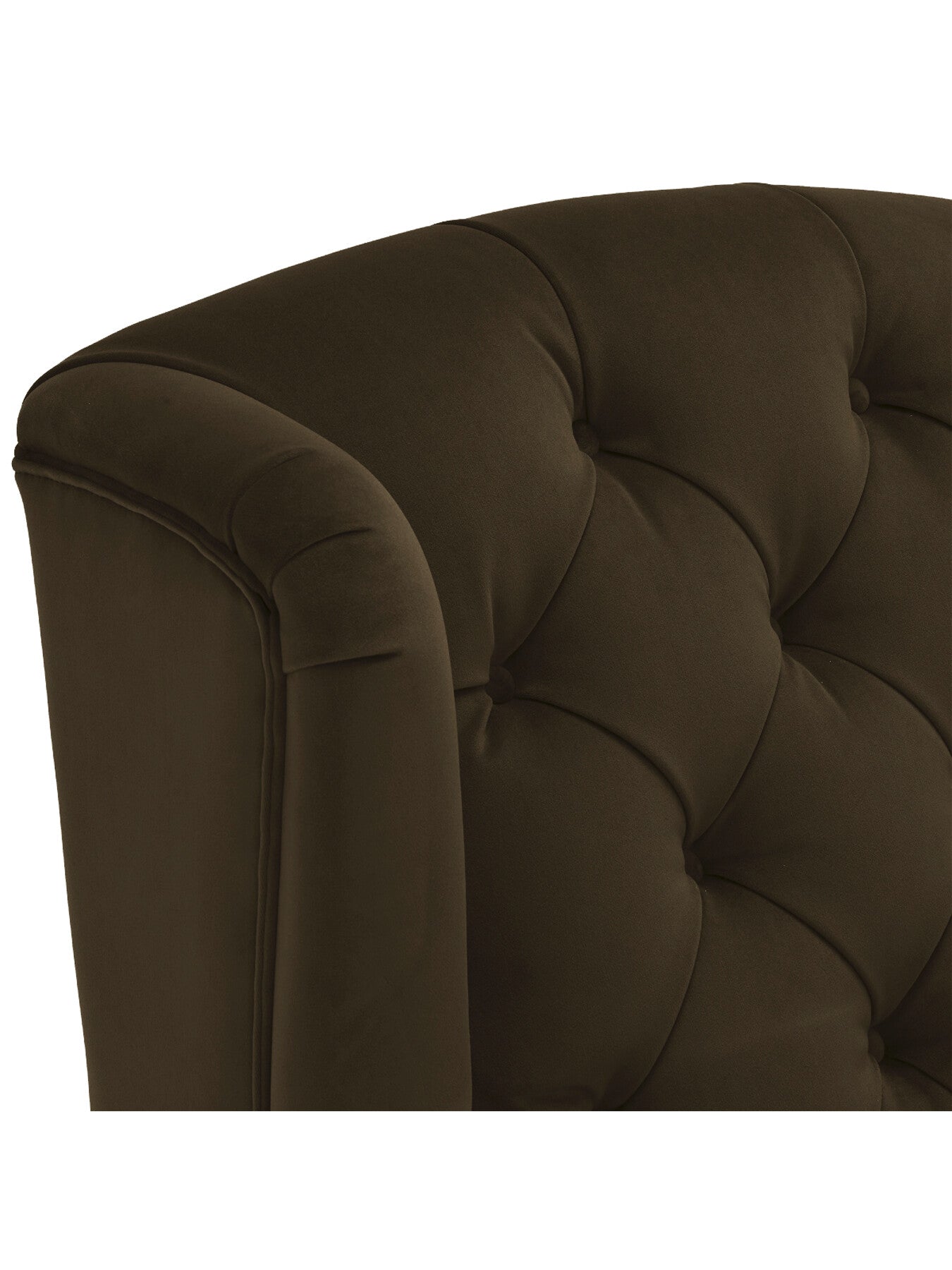 Ullswater Velvet Buttoned Wing Chair